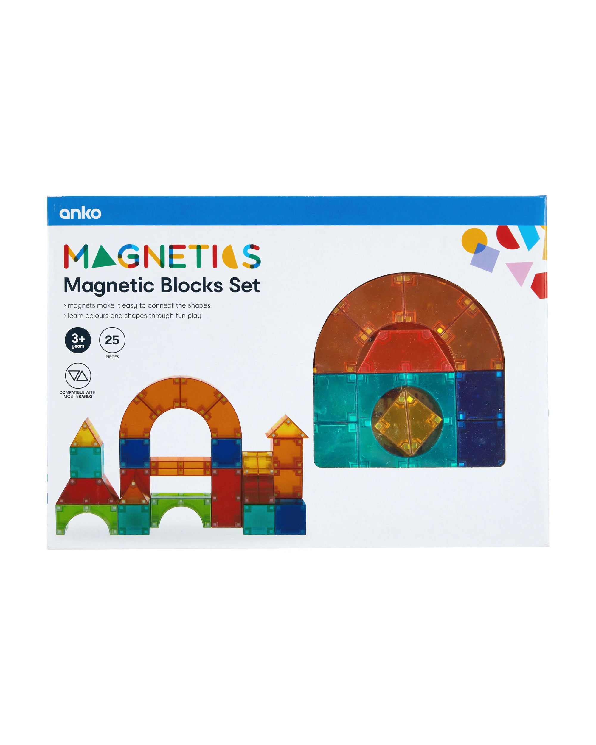 6 25 Piece Magnetic Blocks Set, 6 of 7