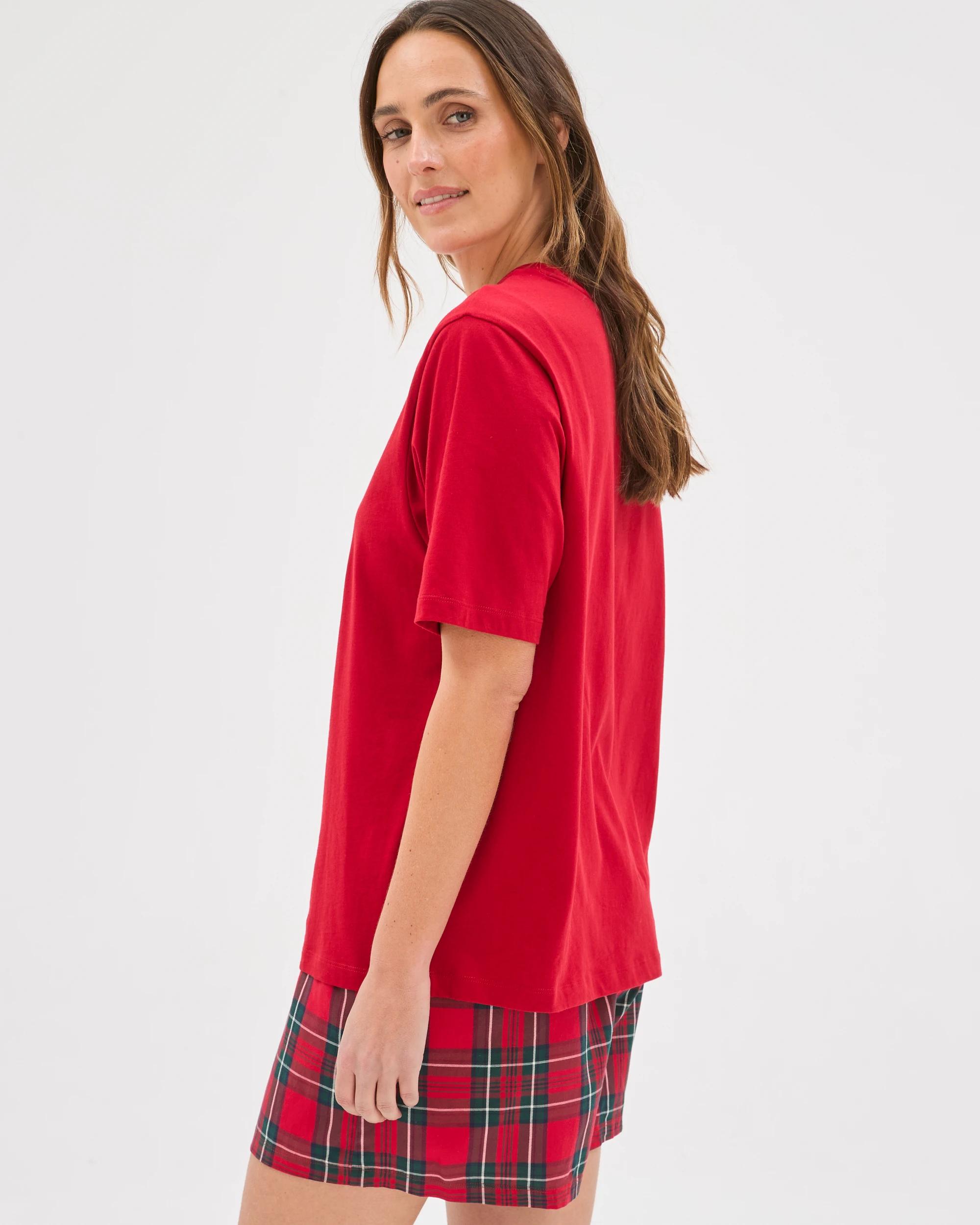 6 Target Woman Family Matching Christmas Australian Cotton Womens Pyjama Set - Gingerbread Sleigh All Day GINGERBREAD SLEIGH ALL DAY, 6 of 8