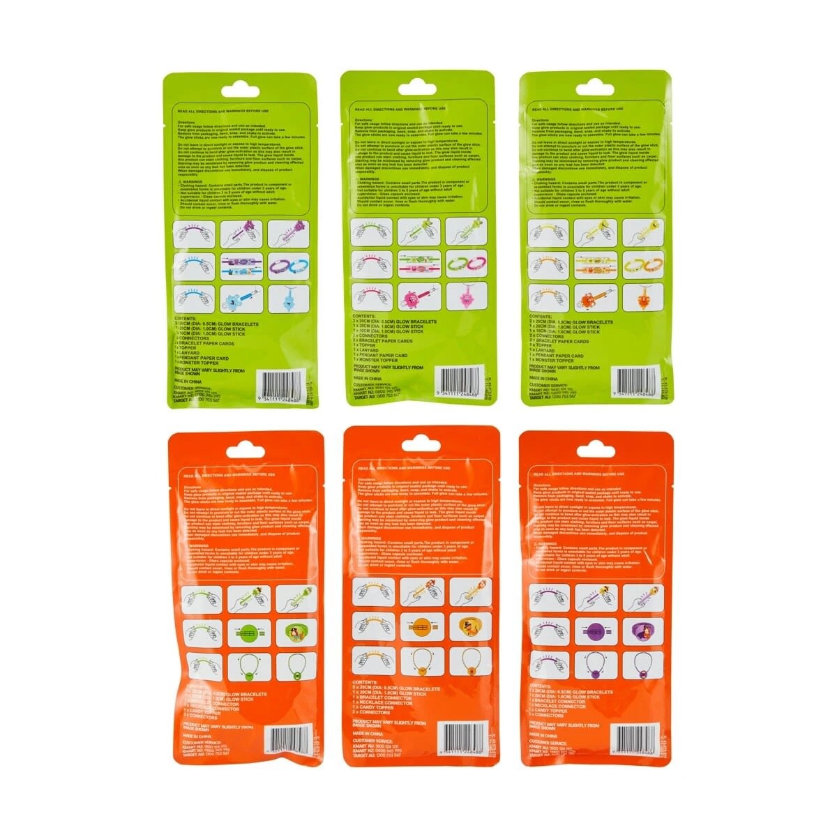 6 12 Piece Halloween Glow Pack - Assorted, 6 of 6
