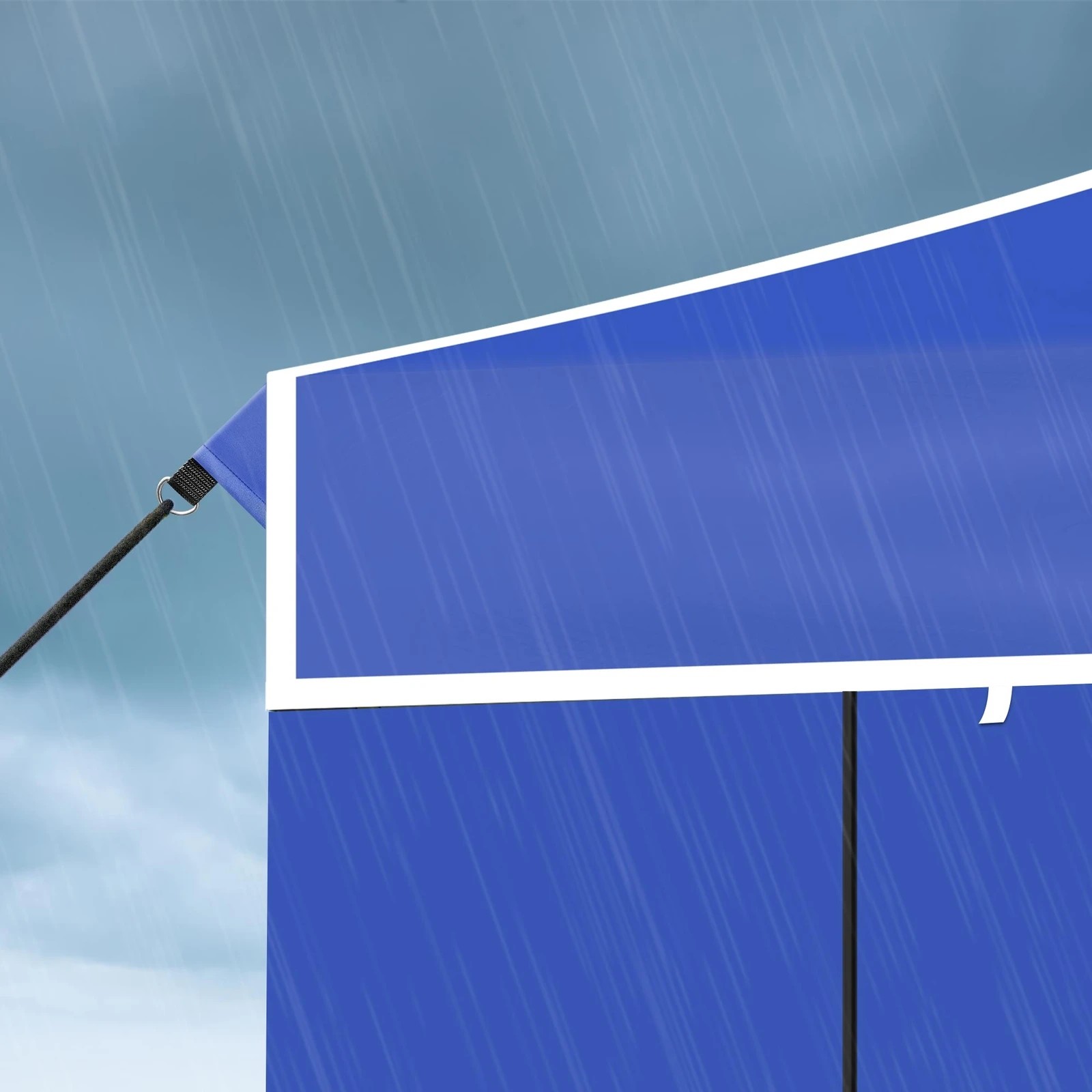 4 Alfordson Pop Up Marquee Side Wall Portable 3x3m Gazebo - Blue, 4 of 10