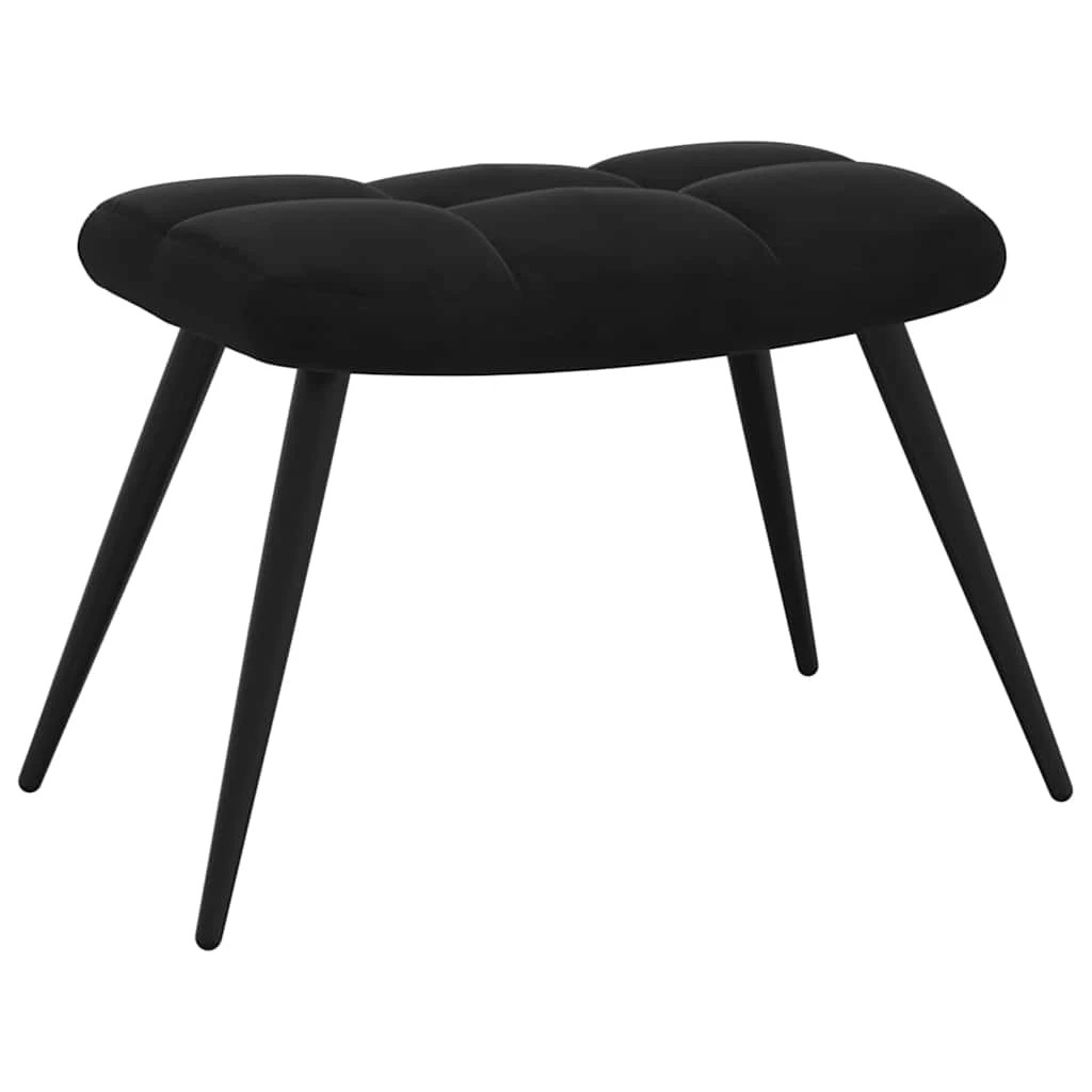 7 Vidaxl Relaxing Chair With Stool, Relaxing Chairs With Stools - Black, 7 of 10