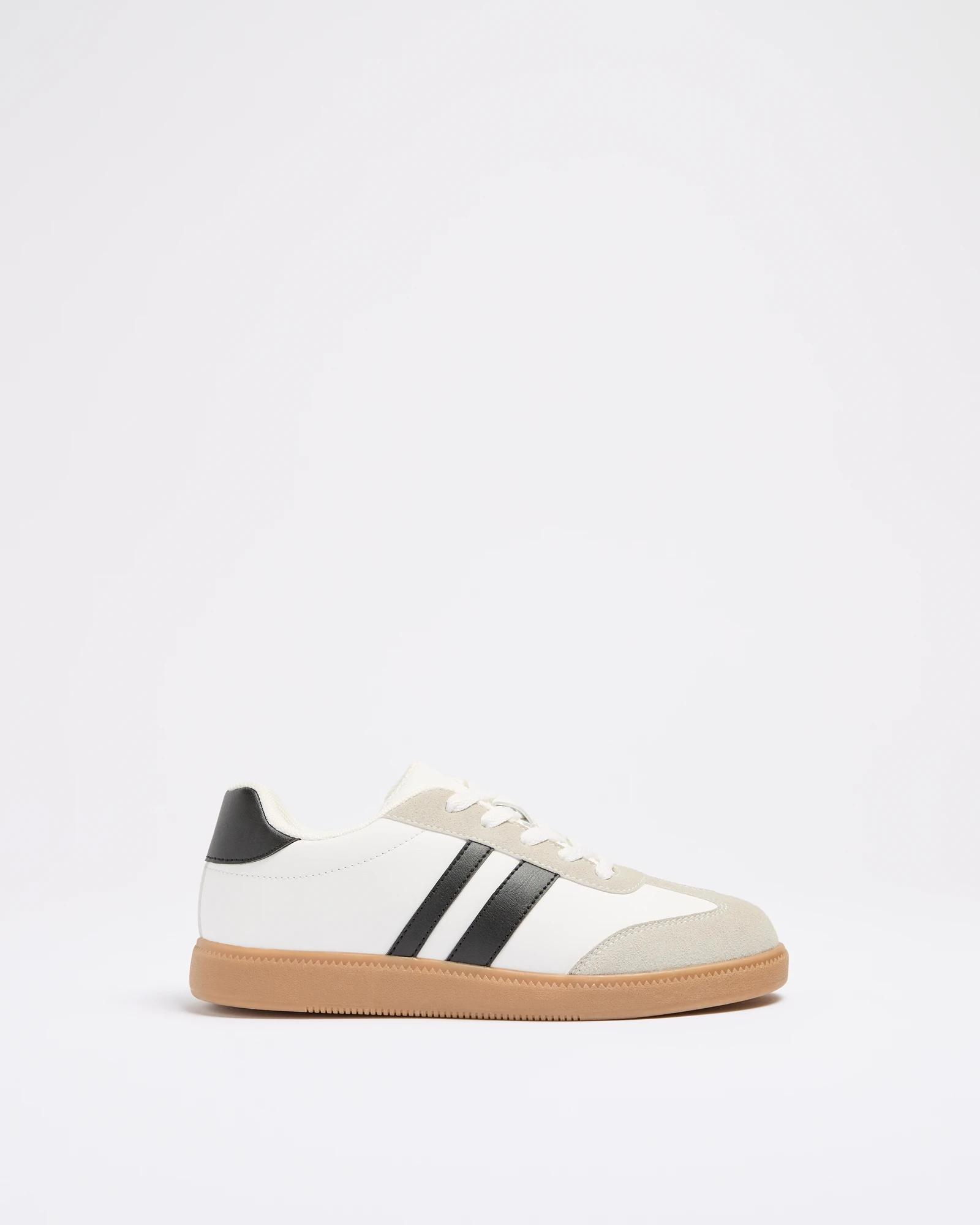 1 Target Girls Youth Retro Sneaker - Canterbury WHITE / BLACK, 1 of 2