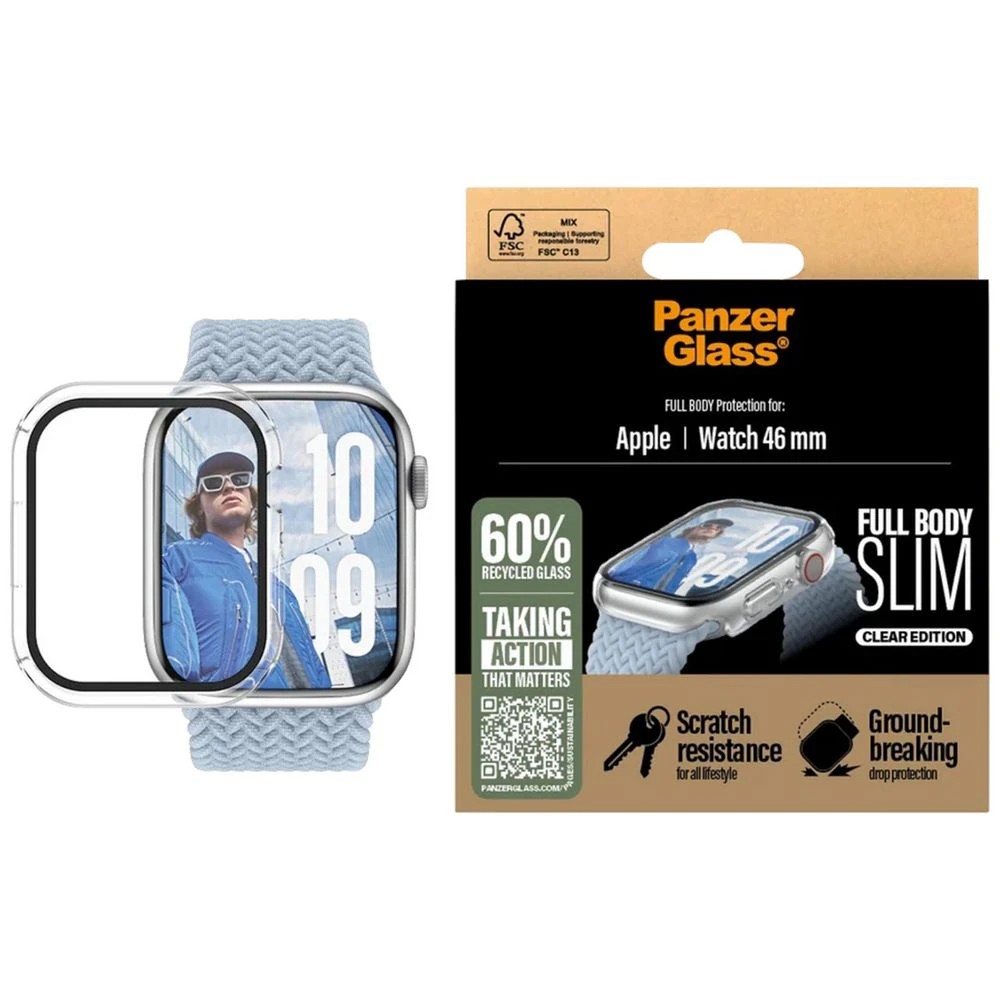 2 PanzerGlass Snappie Case Apple Watch 46mm Clear, 2 of 4