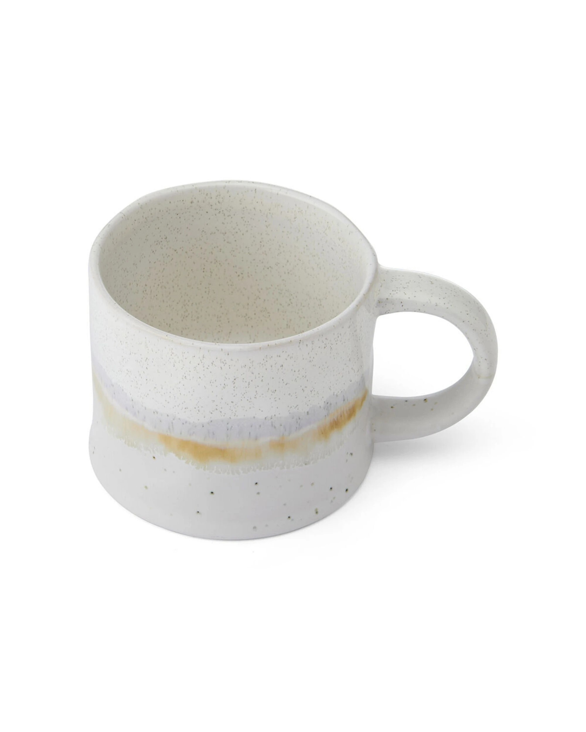 2 Mikasa 6PK Stoneware Mug Dishwasher Microwave Safe Rustic Design 450ml - White, 2 of 4