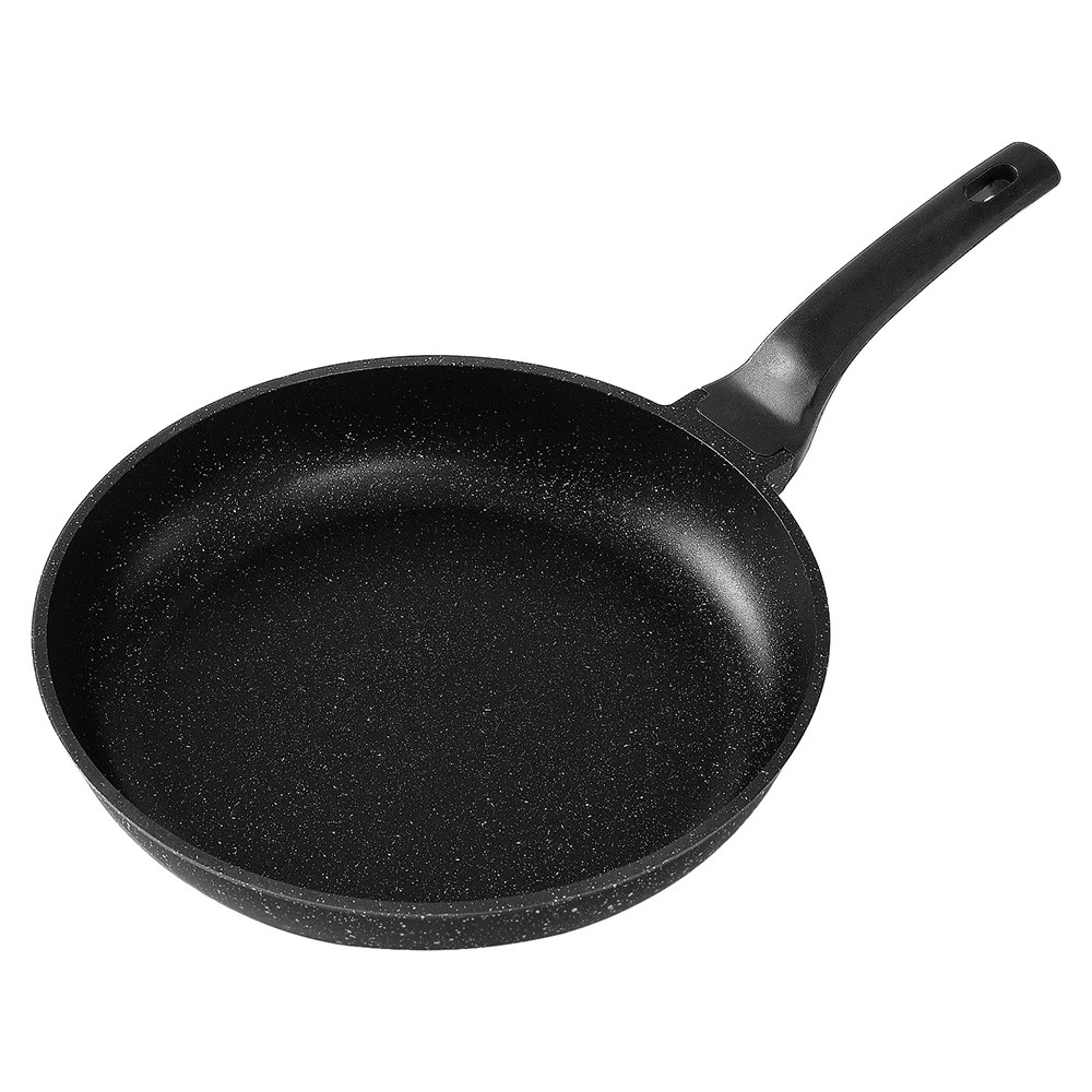 1 5-Star Chef Non Stick Frying Pan Cast Aluminium Steak Skillet BBQ Cookware 30cm - Black, 1 of 6