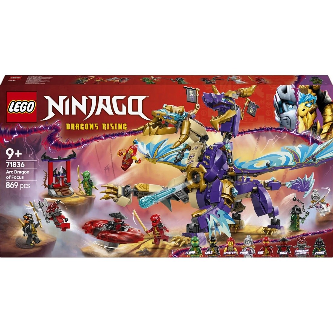 1 LEGO NINJAGO Arc Dragon of Focus 71836, 1 of 10