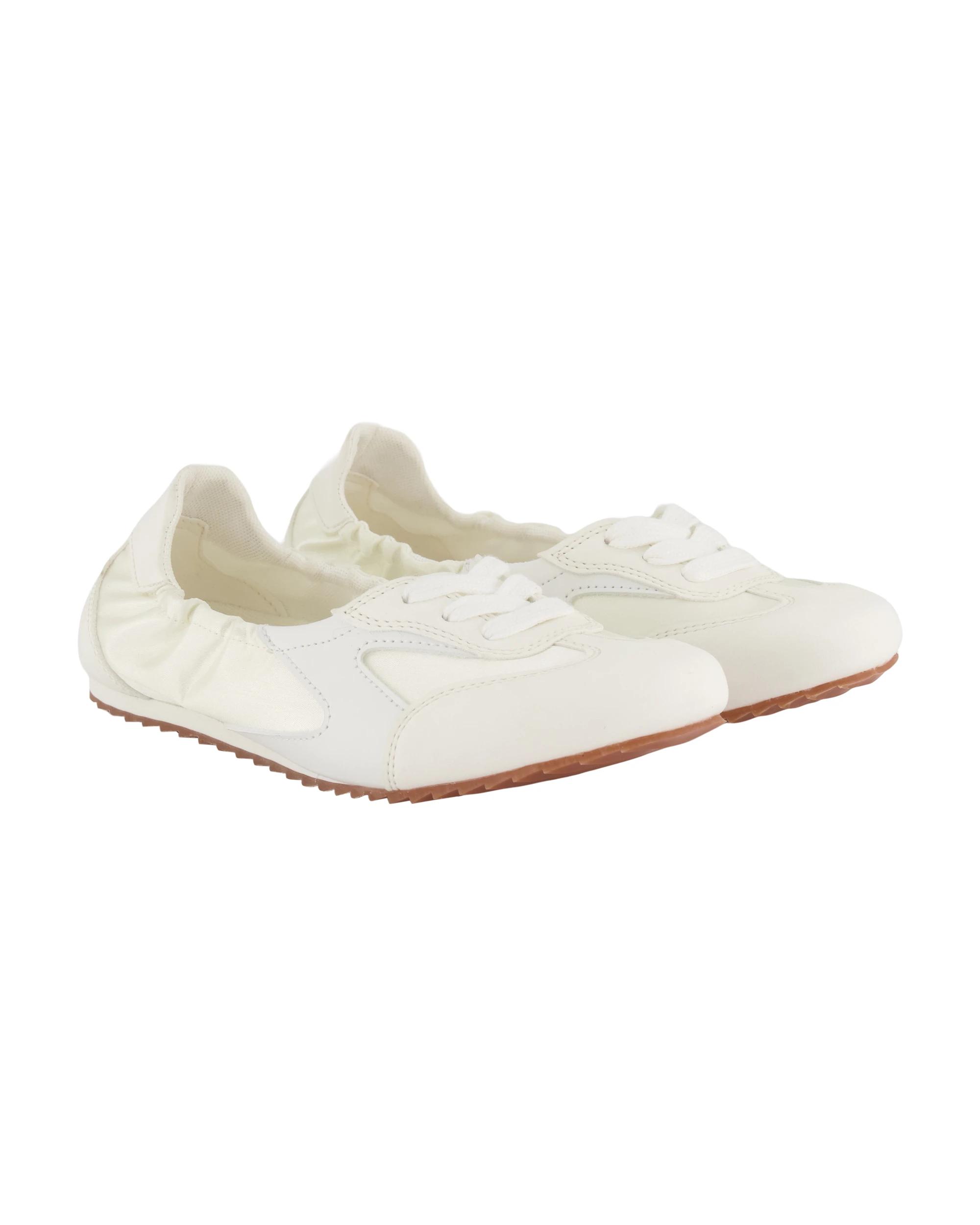 2 Slip On Ballerina Sneakers Cream, 2 of 5