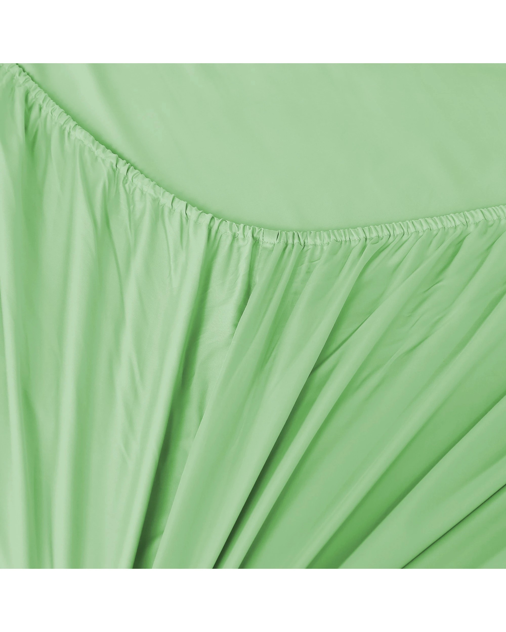 7 Natural Home 400TC 100% Bamboo Sateen Sheet Set - King Bed - Sage, 7 of 8