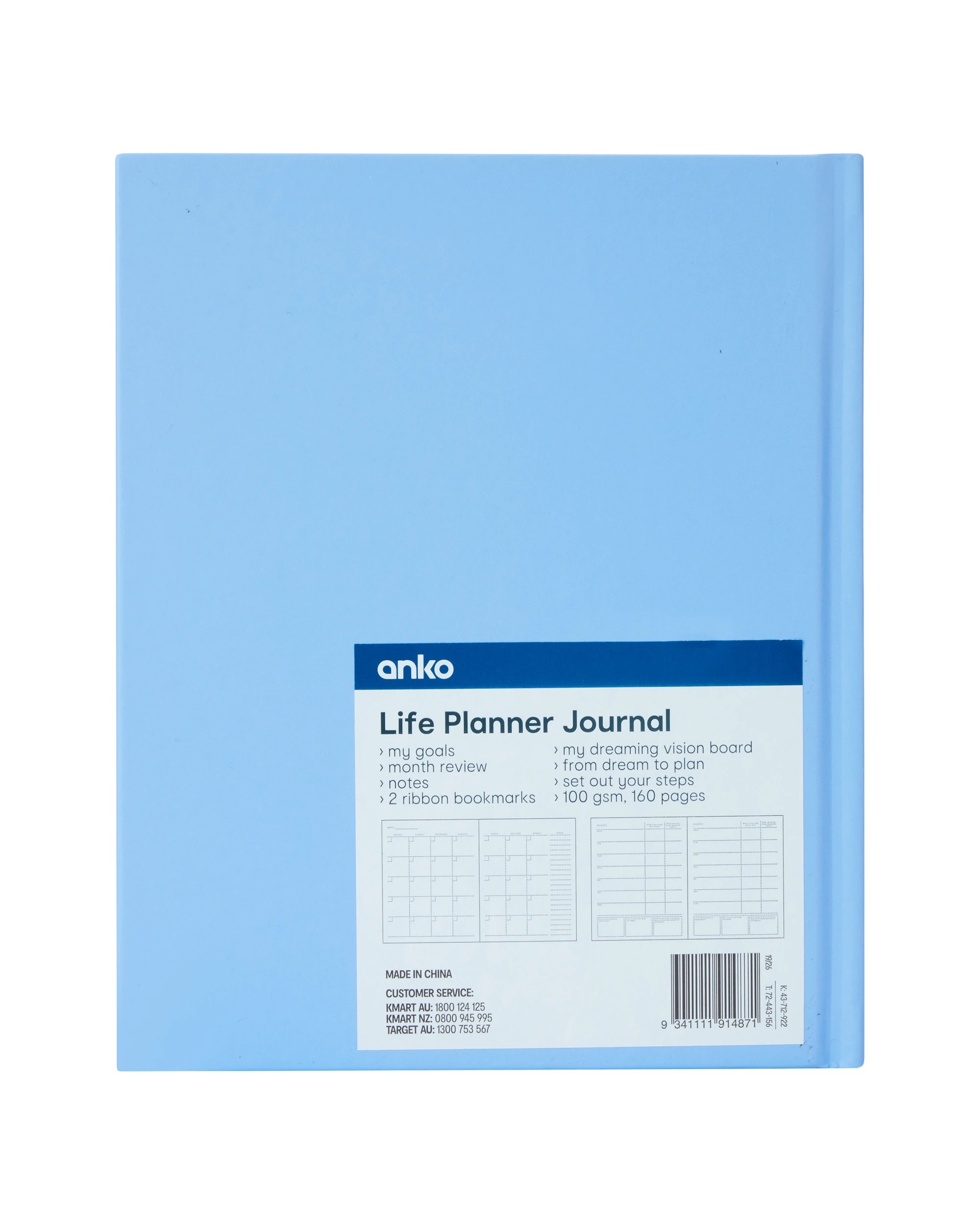 6 Journal Wellness Life Planner 100gsm 160 Pages, 6 of 6