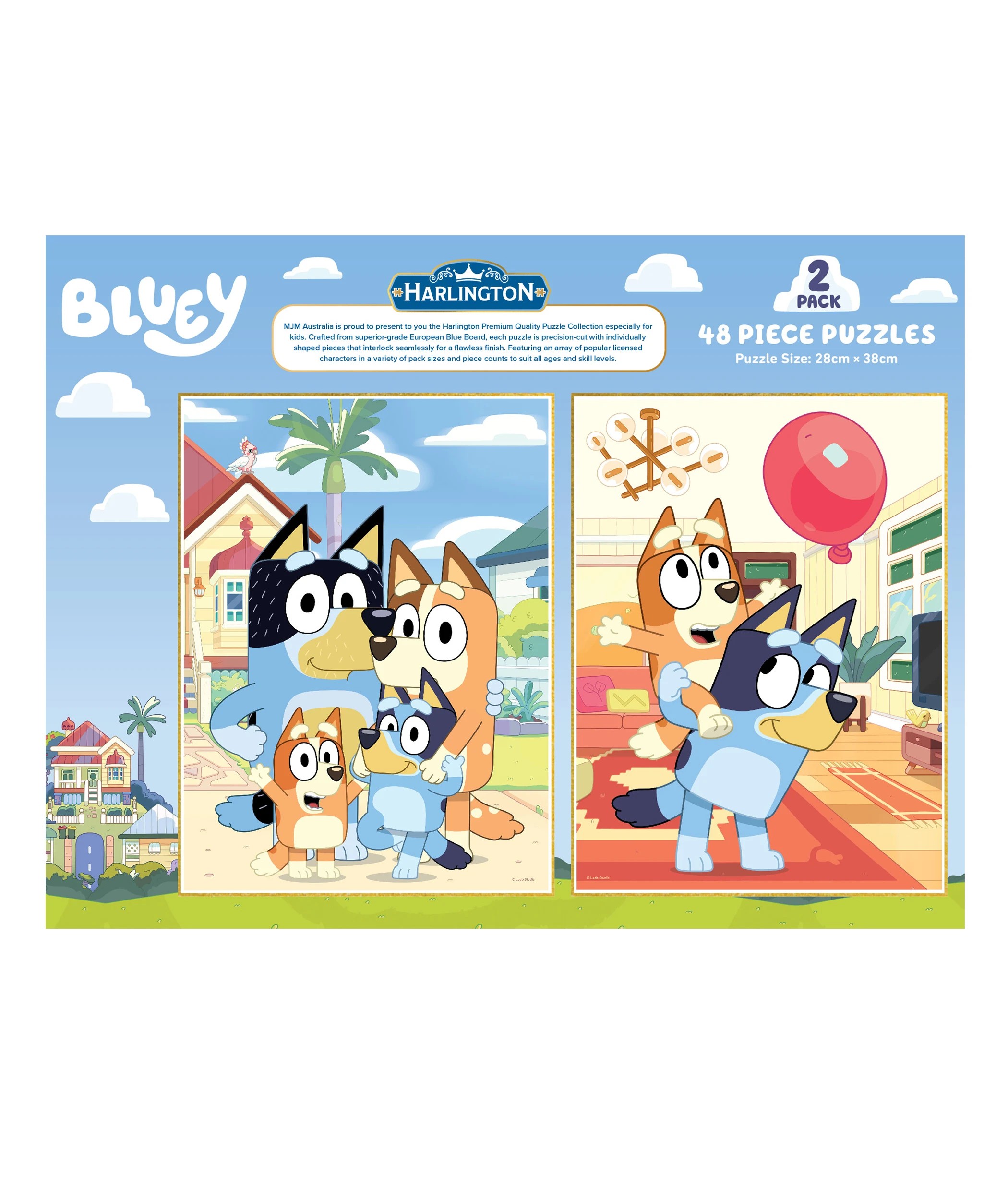 7 Licensed 2 Pack Harlington Kids 48 Pieces Puzzle - Assorted - Multi, 7 of 7