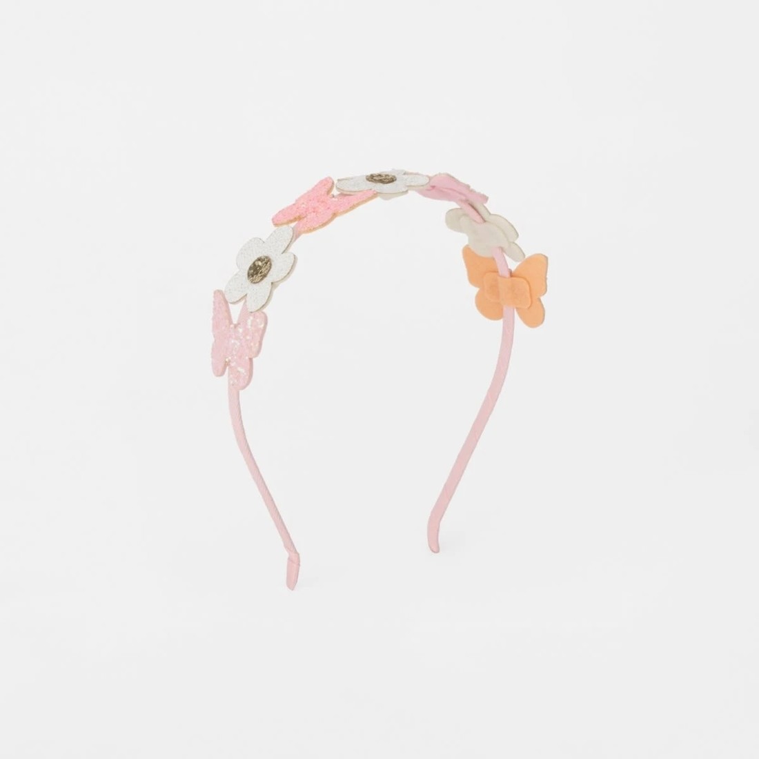 1 Butterfly Daisy Headband - Pink, 1 of 4