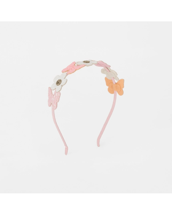 Butterfly Daisy Headband - Pink