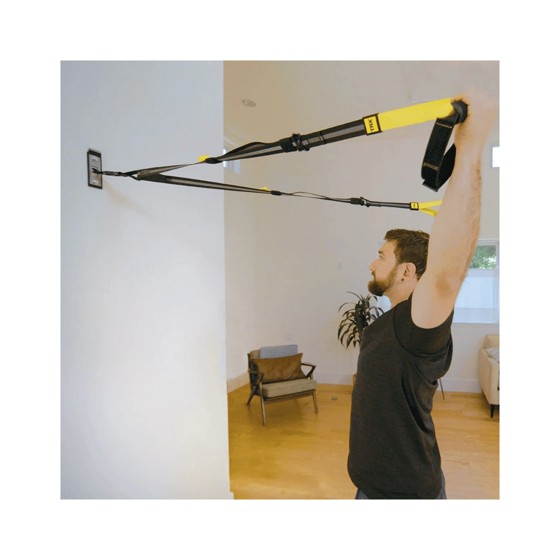 2 TRX Invizi Mount V2 Secure Workout Anchor Steel Wall Mount Indoor Outdoor - Silver, 2 of 3