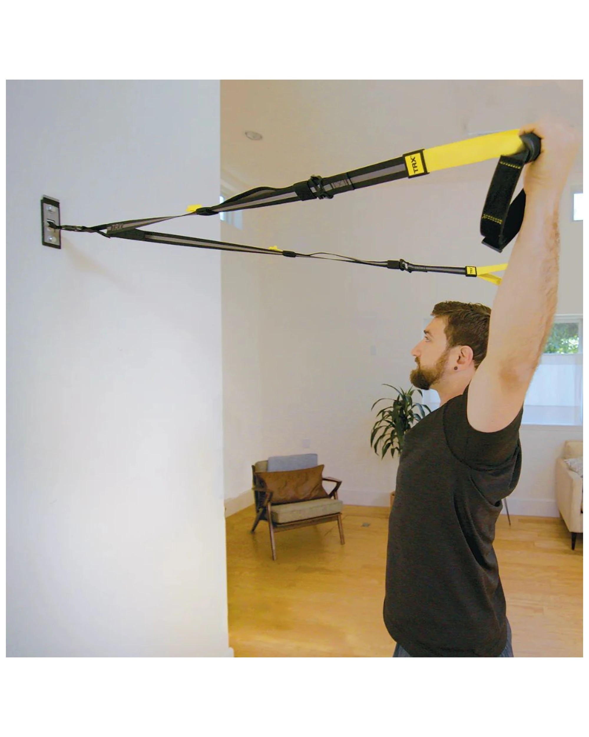 2 TRX Invizi Mount V2 Secure Workout Anchor Steel Wall Mount Indoor Outdoor - Silver, 2 of 3