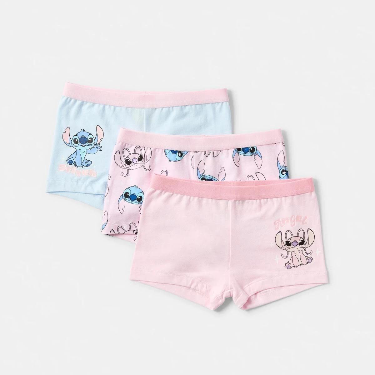 1 3 Pack Disney Lilo & Stitch License Shorties PINK STITCH, 1 of 5