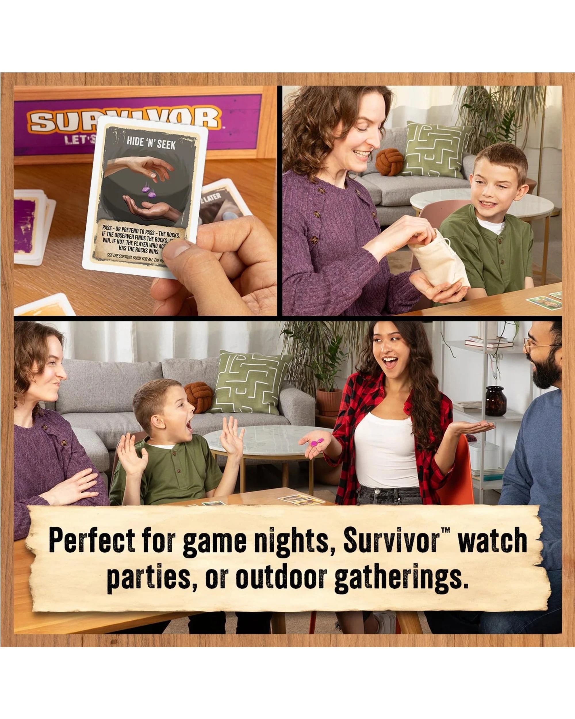 6 Survivor Let's Go To Rocks Card Game, 6 of 7