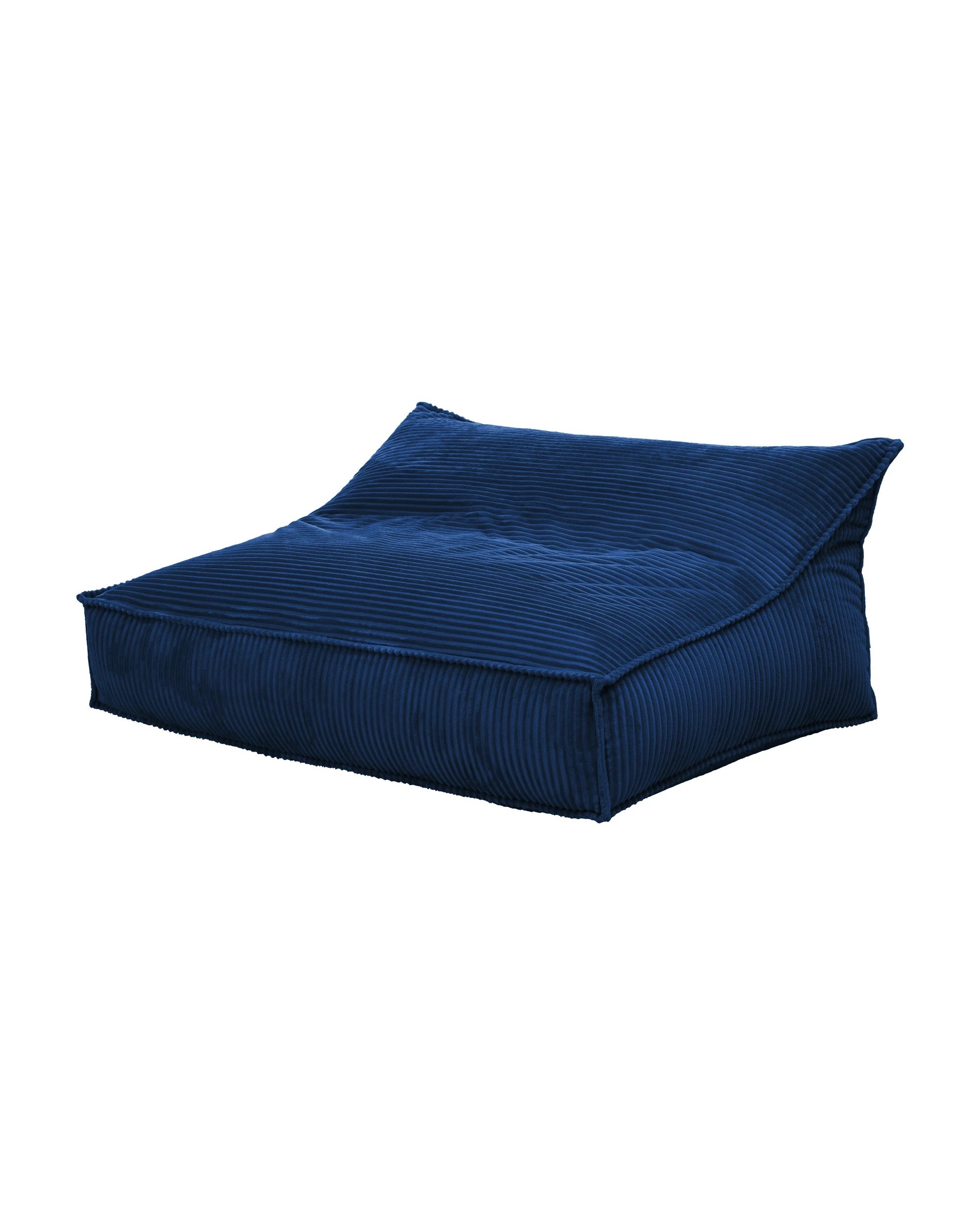 2 Cadence & Co. Wilde Ribbed Luxe Fleece Double Sofa Bean Bag Lounge Cover - Teal, 2 of 9