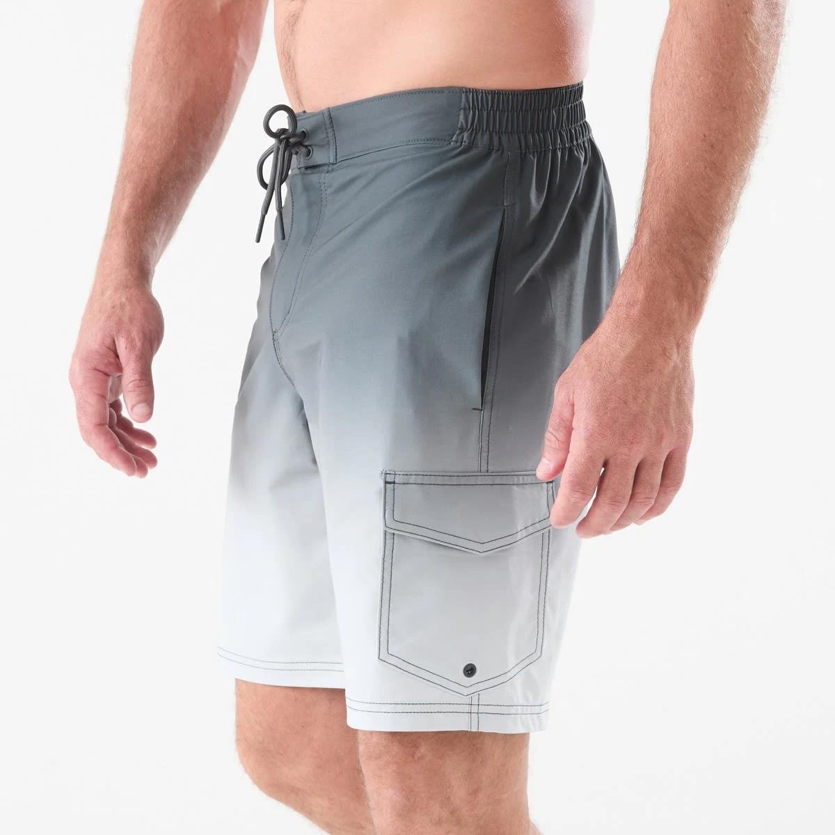 2 4 Way Stretch Boardshorts SMOOTH GRADIENT VOLCANIC ROCK, 2 of 6