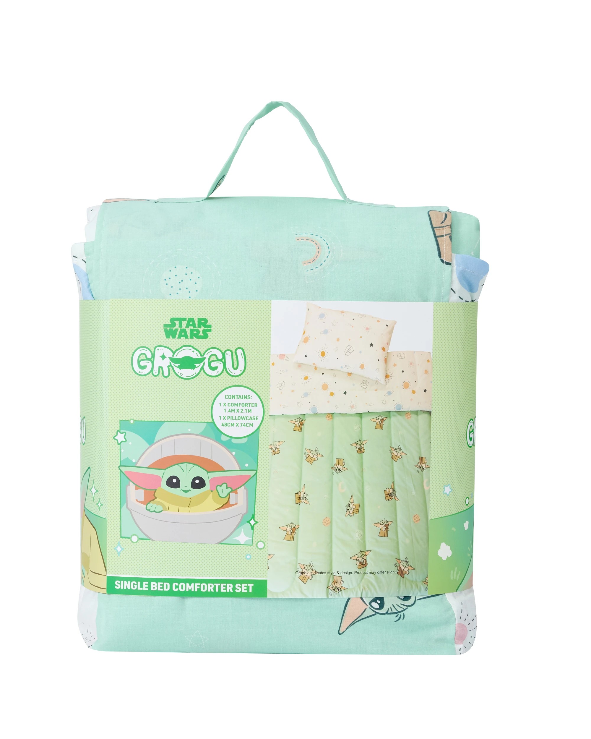 9 Disney Star Wars Grogu Comforter Set - Single Bed, 9 of 10