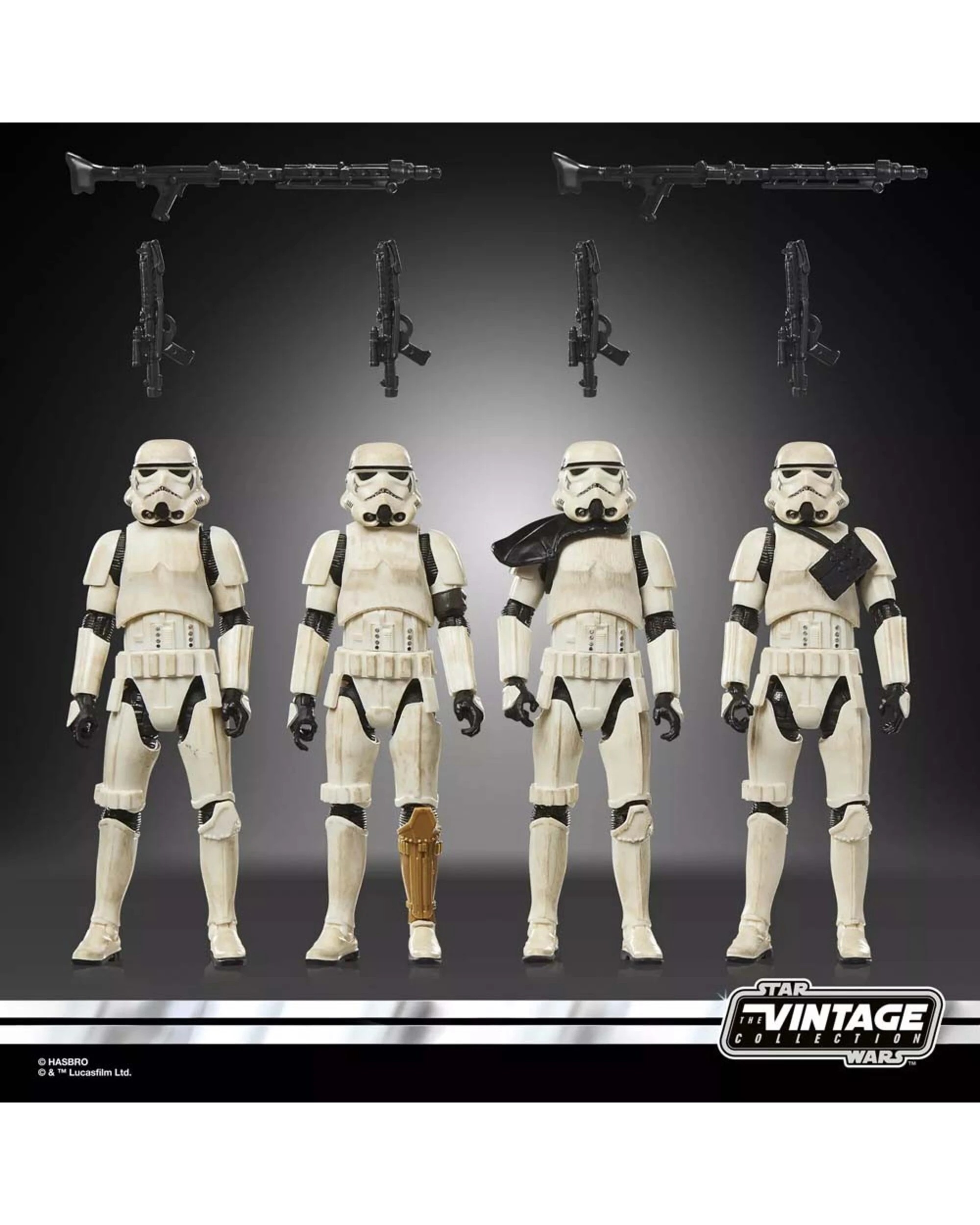 5 Star Wars - The Vintage Collection -Imperial Remnant StormtrooperAction Figure 4-Pack, 5 of 5