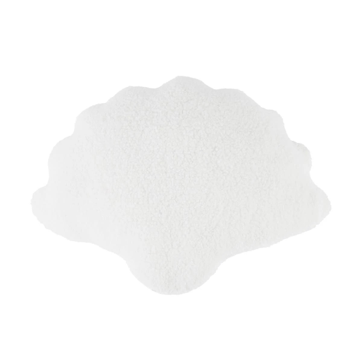 3 Shell Boucle Cushion - White, 3 of 4