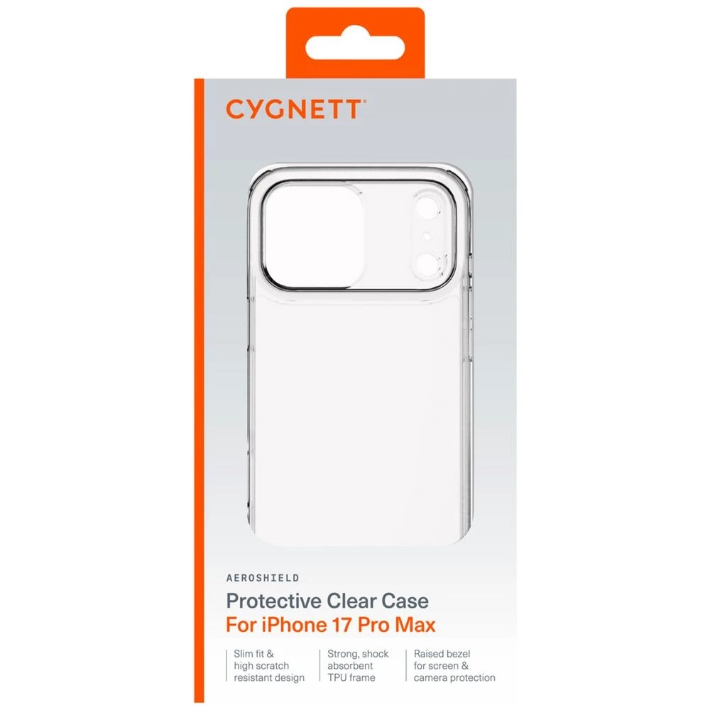 1 Cygnett AeroShield Case iPhone 17 Pro Max Clear, 1 of 3