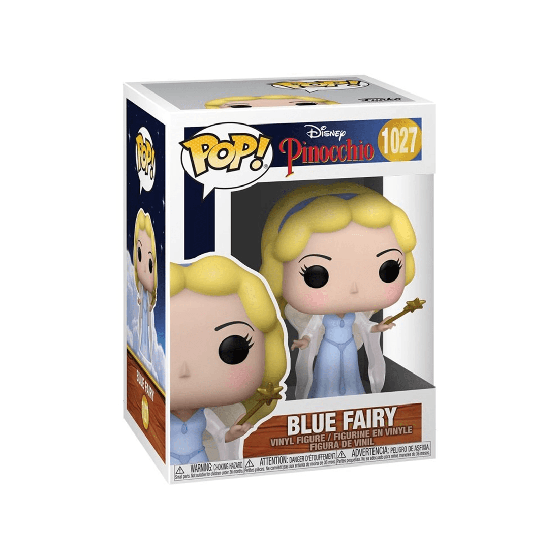 4 Pop Vinyl Figurine Pinocchio - 80th Anniversary Vinyl 10cm Collectible - Blue, 4 of 4