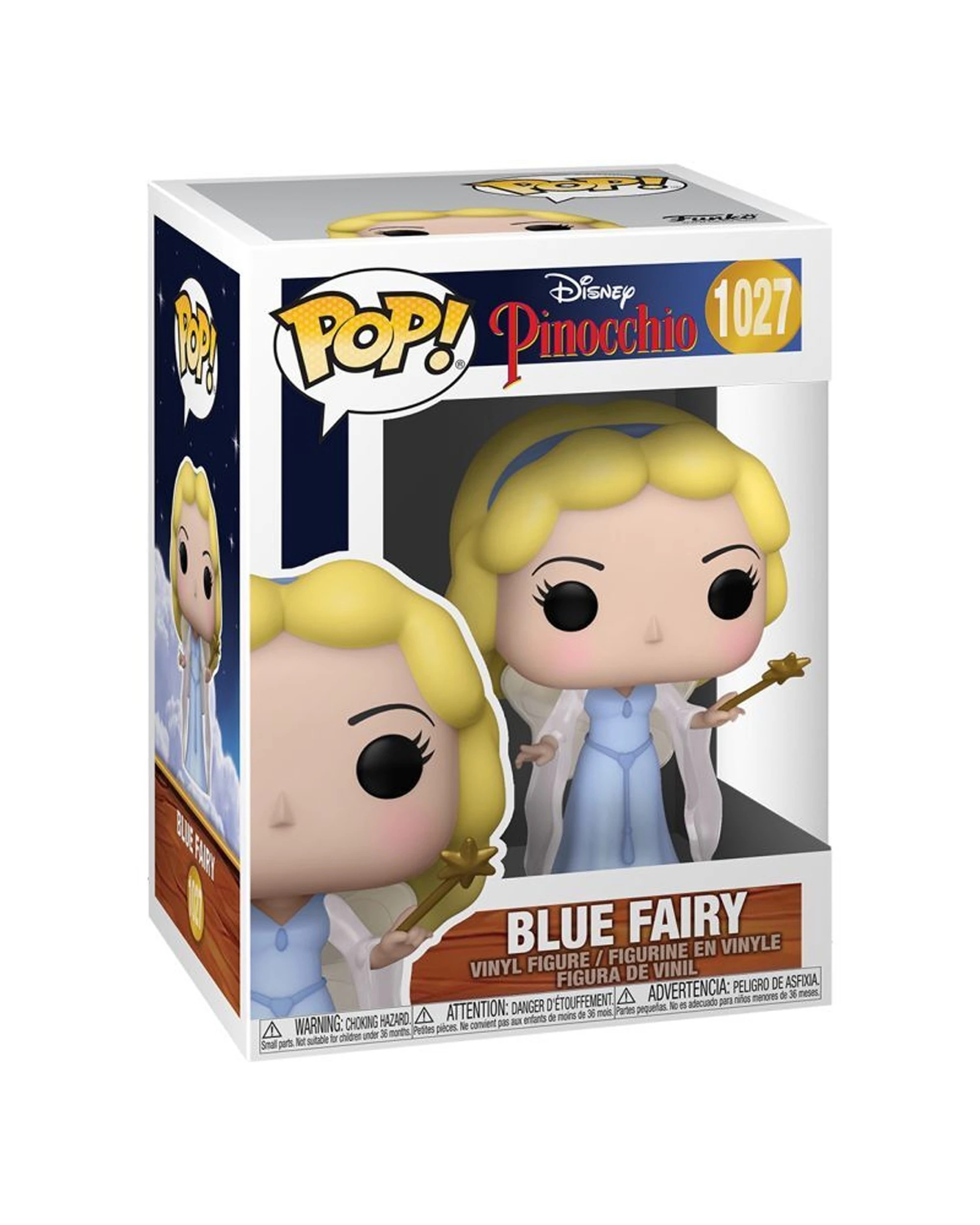 3 Pop Vinyl Figurine Pinocchio - 80th Anniversary Vinyl 10cm Collectible - Blue, 3 of 3