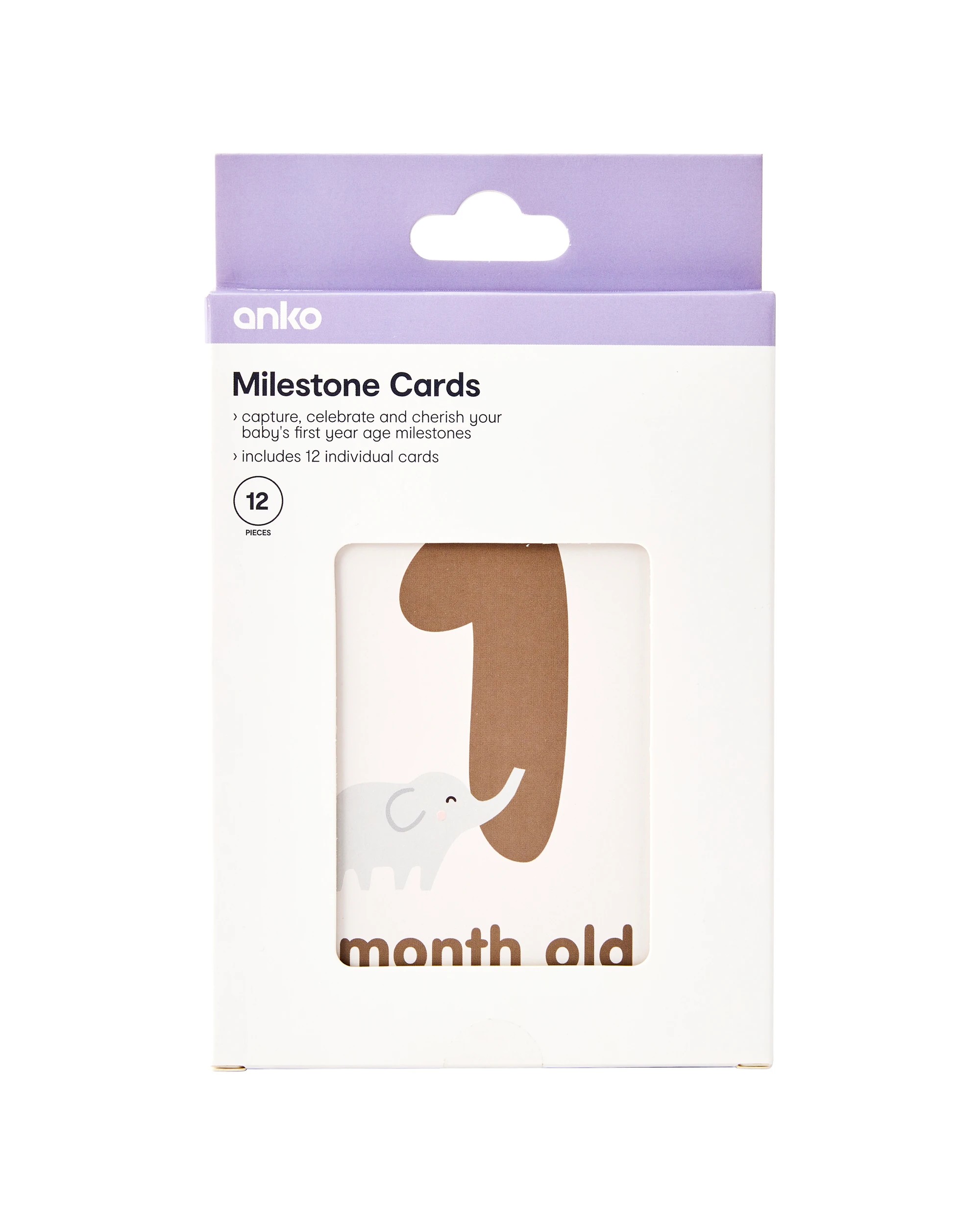 1 12 Piece Milestone Cards, 1 of 4
