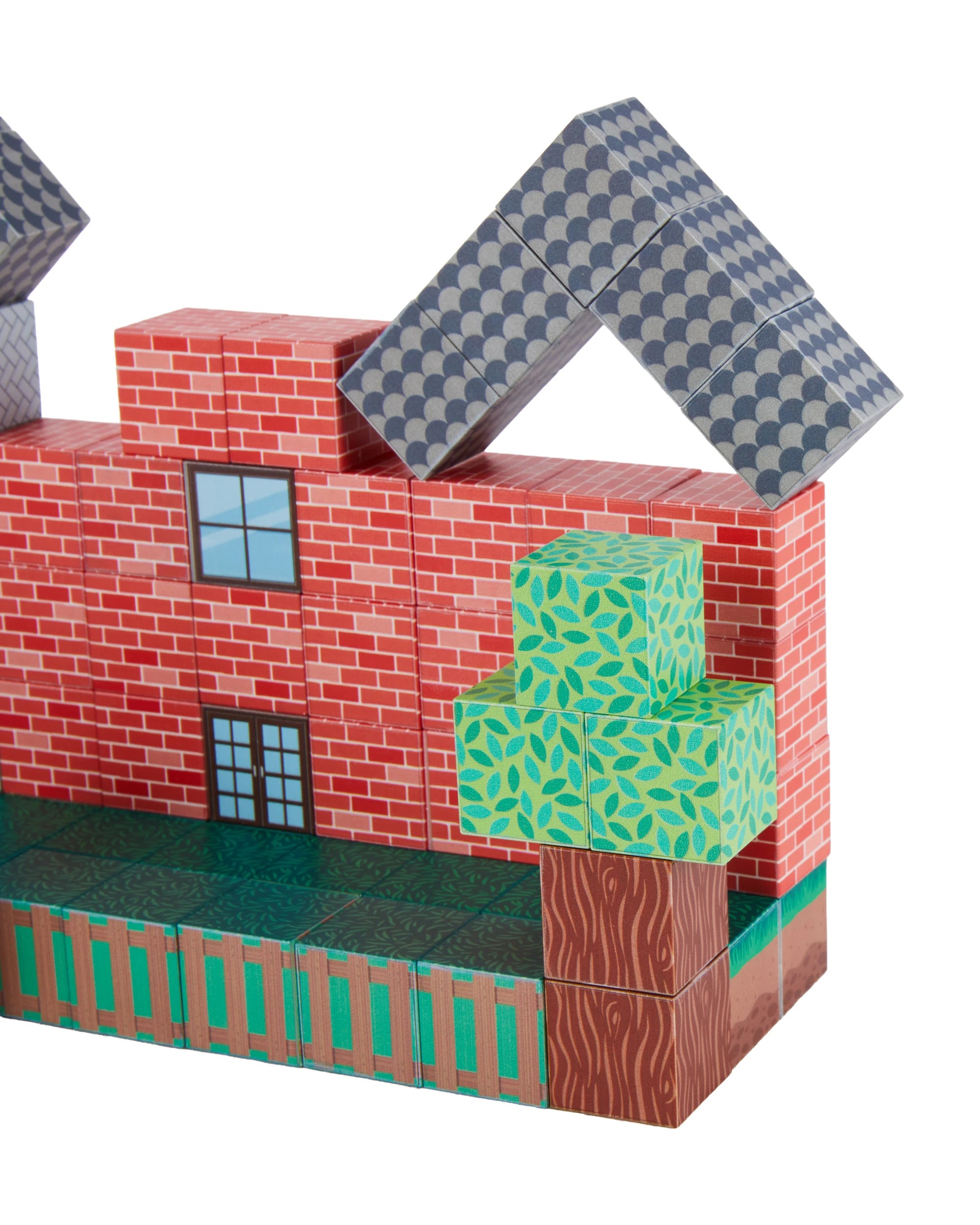 3 100 Piece Magnetic House Building Blocks, 3 of 7