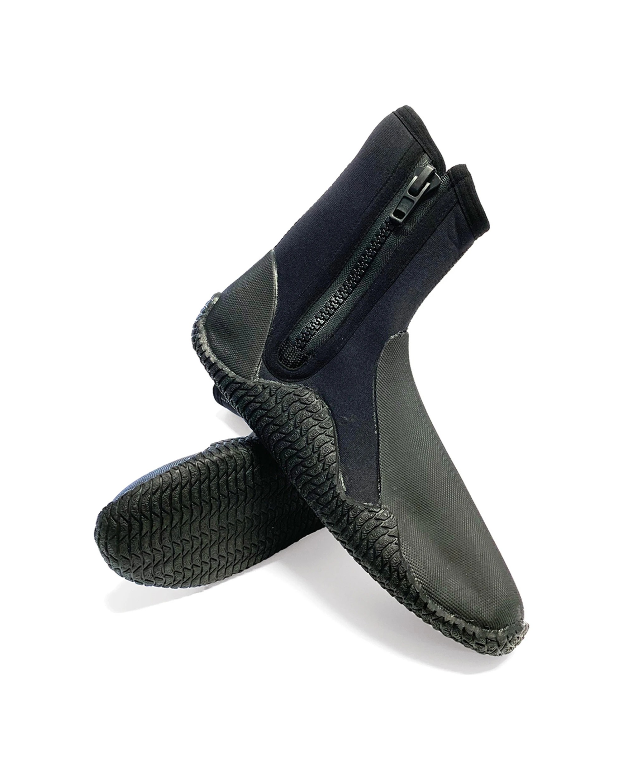1 Adrenalin 5mm Neoprene YKK Zip Dive Boots - 10 - Black, 1 of 1