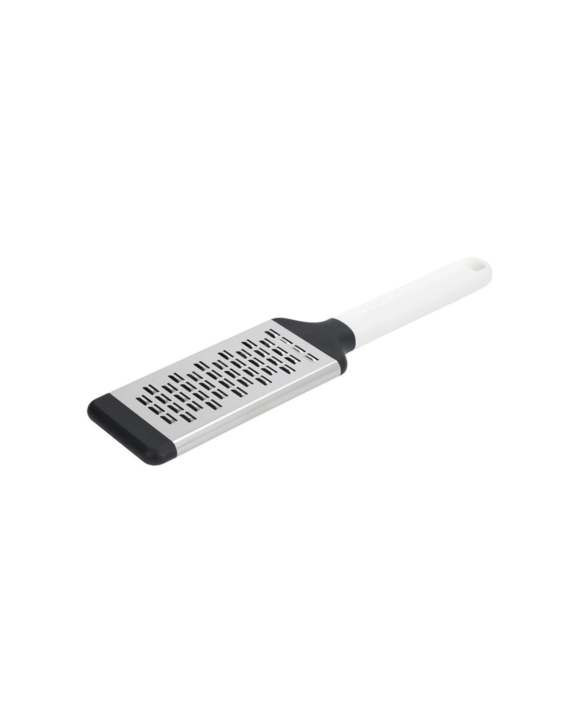 4 KitchenAid Classic Medium Etched Handheld Grater 2PK Ergonomic Non-Slip - White, 4 of 5