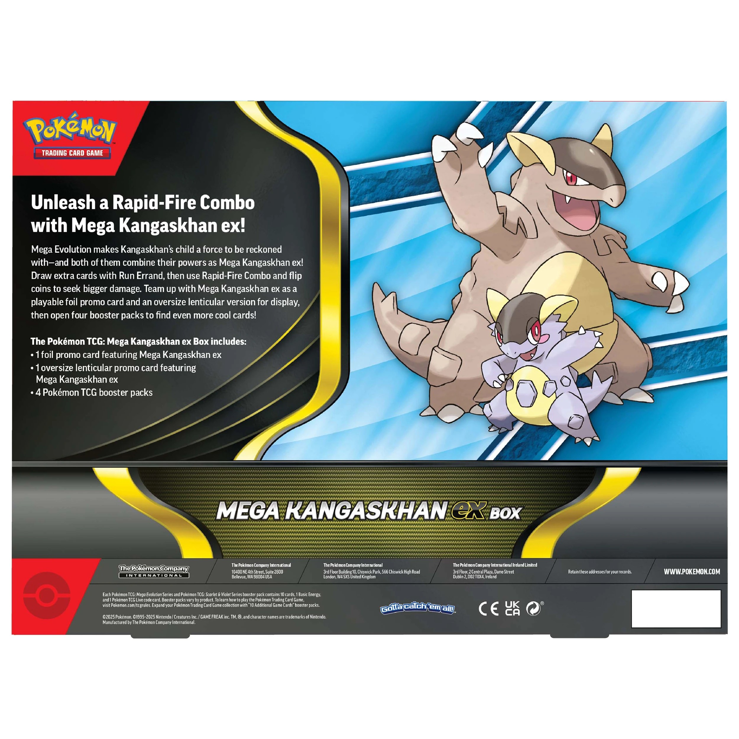 5 Pokemon Trading Card Game: Mega Kangaskhan ex Box, 5 of 6
