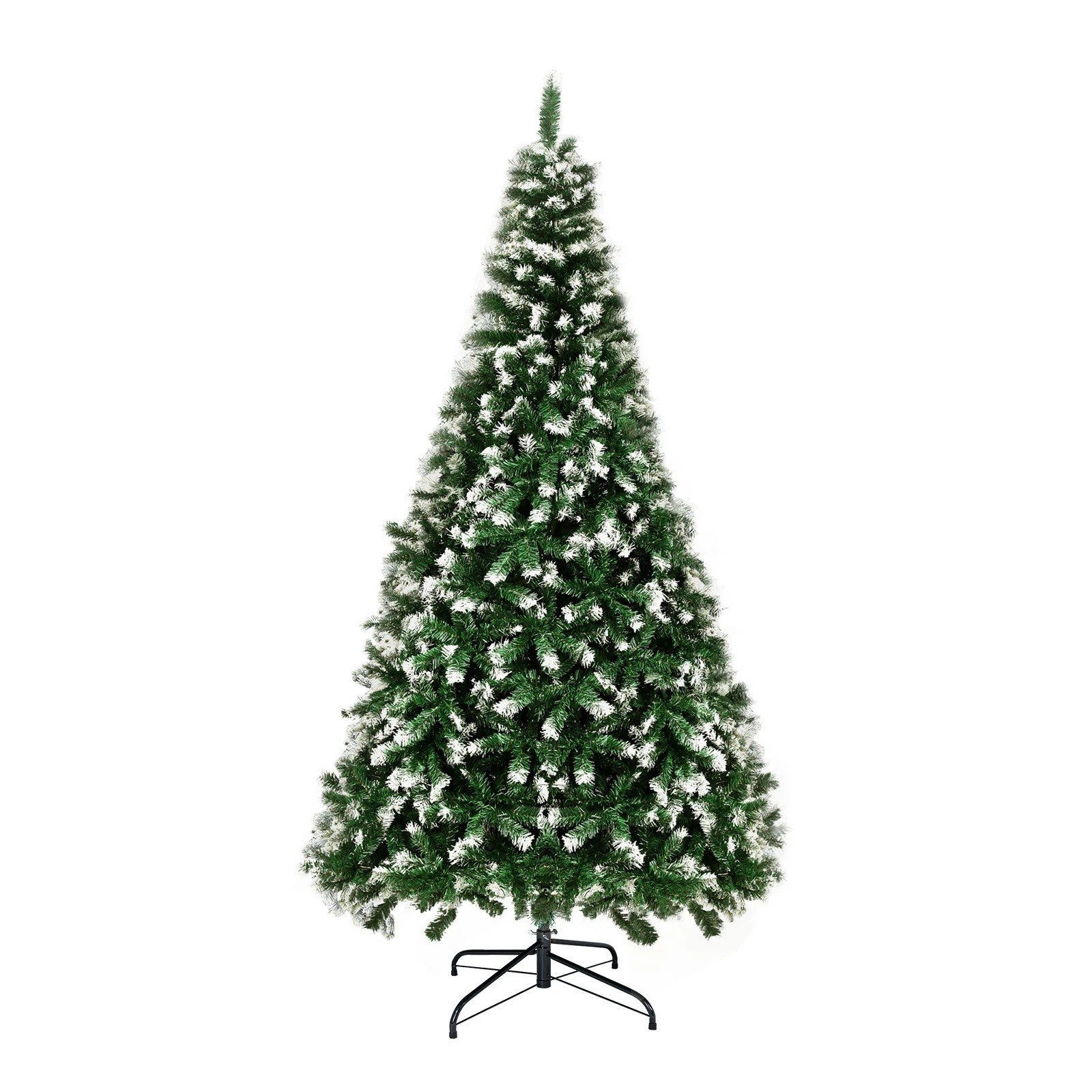 1 Tinseltown Christmas Tree 2.1M 7FT Xmas Trees Snowy Decorations 1050 Tips - Green, 1 of 8