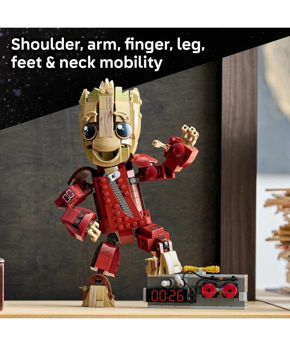 4 LEGO Super Heroes Ravager Jumpsuit Groot 76341, 4 of 10