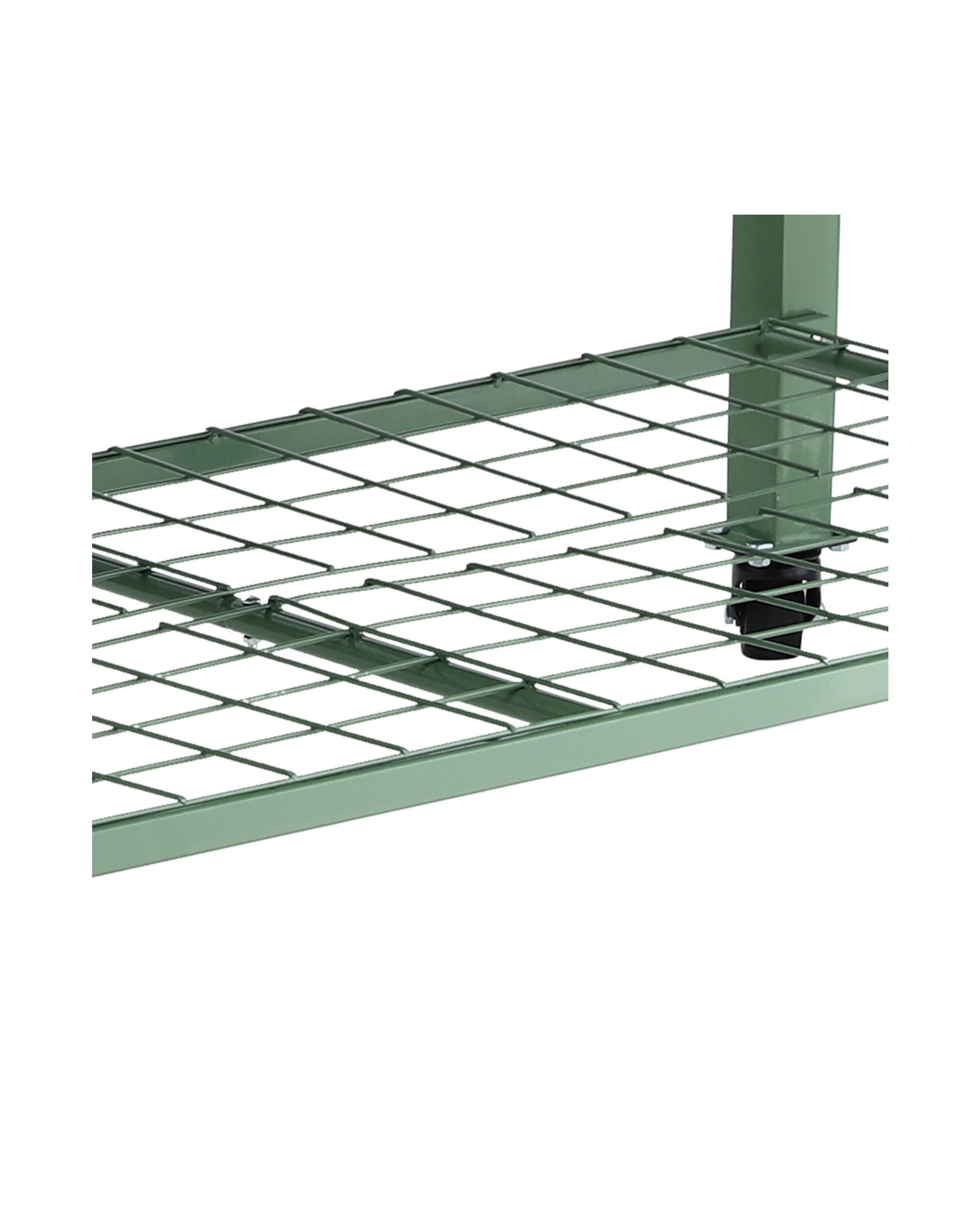 7 Green Fingers Elevated Garden Bed Mobile w/ Locking Wheels, Shelf, 115x60x81cm, Steel - Green, 7 of 7