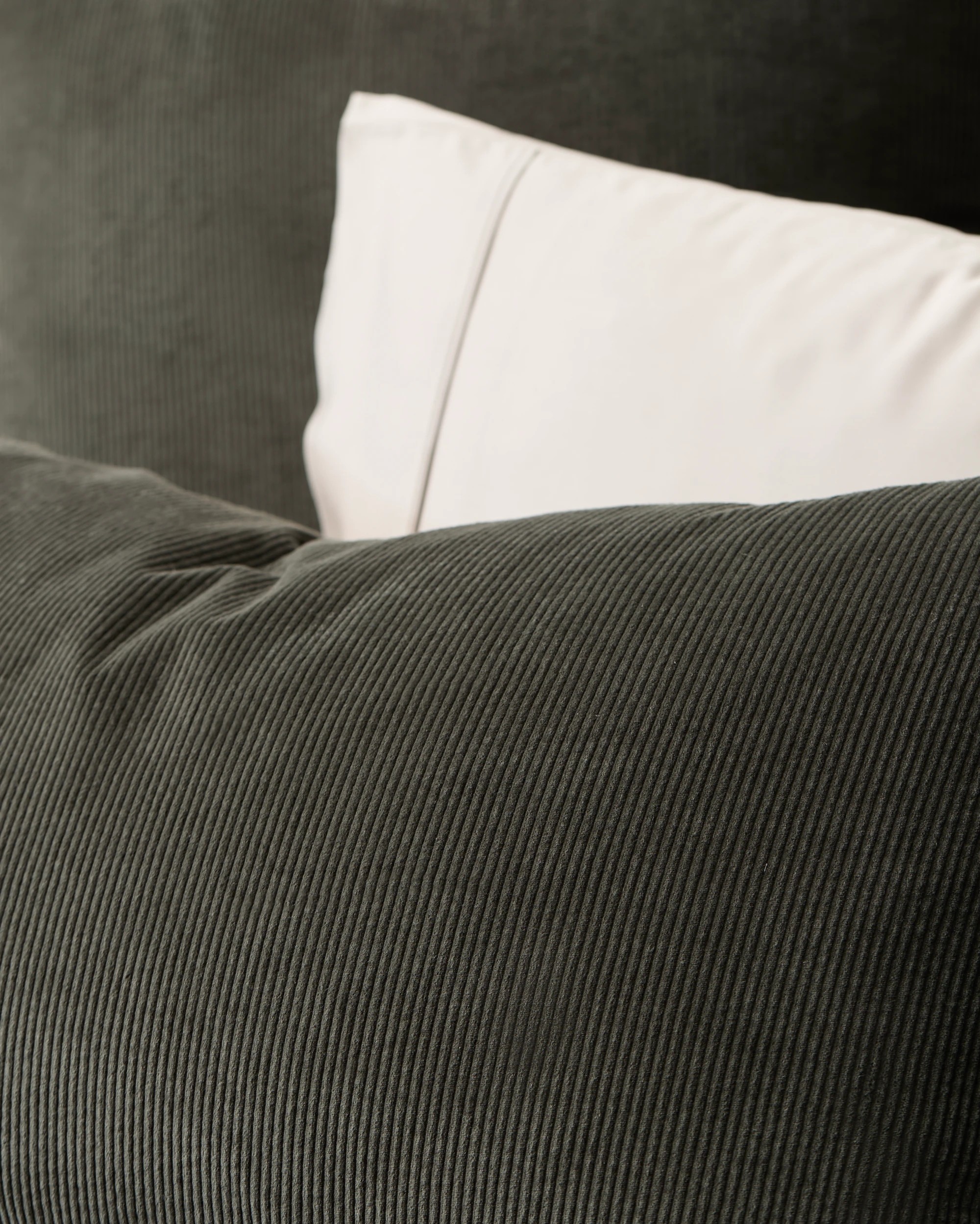 6 Target Zander Australian Cotton Corduroy Quilt Cover Set - King Bed - Green, 6 of 9