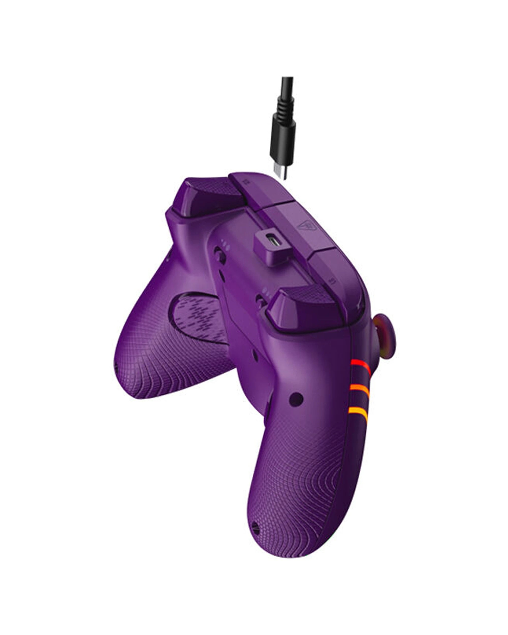 7 Turtle Beach Afterglow Wave Xbox Wired Game Controller USB 3m RGB Rumble - Purple, 7 of 7