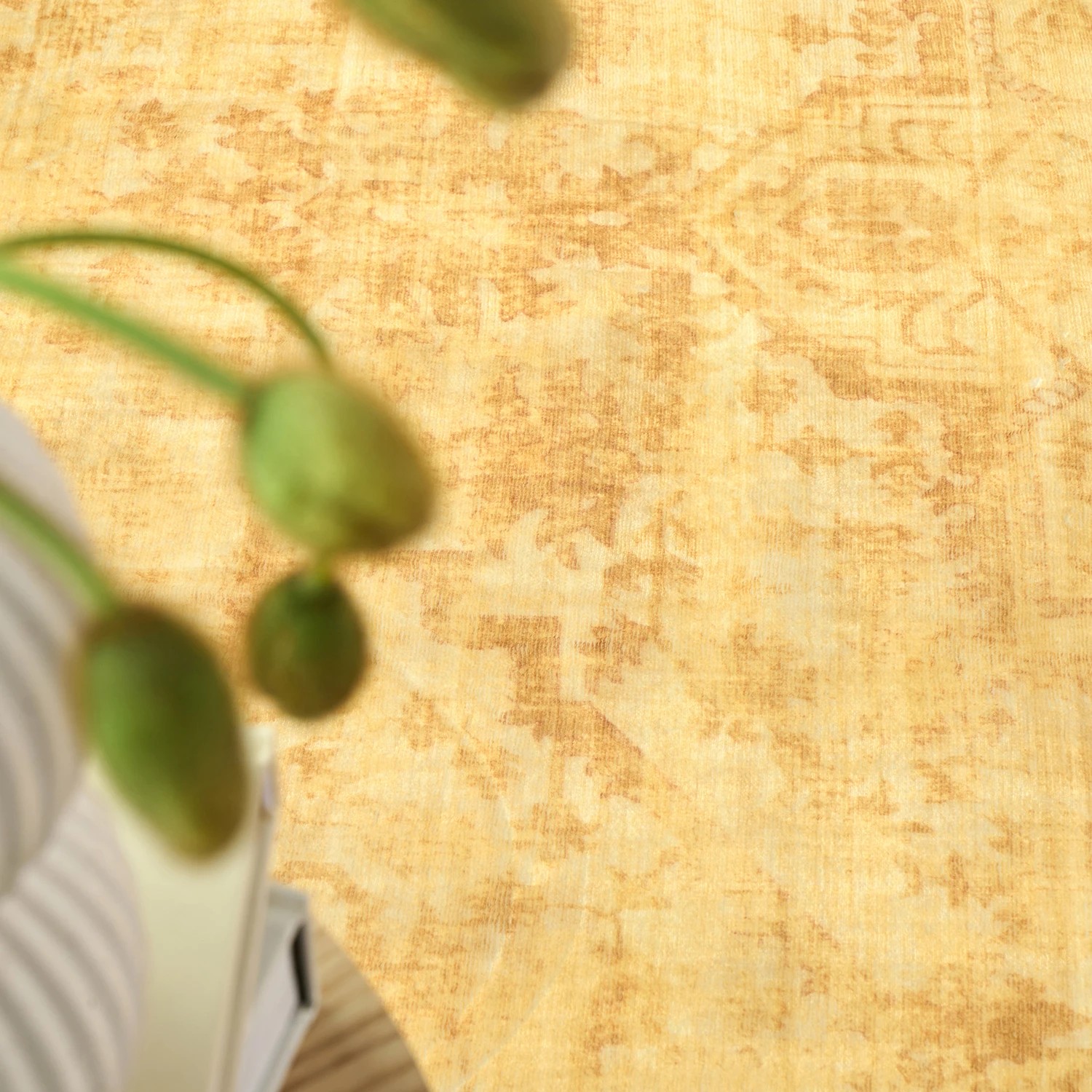 4 Common Ground Rugs Opaline 270x180cm - Large Power Loomed Washable Floor Rug - Gold, 4 of 9