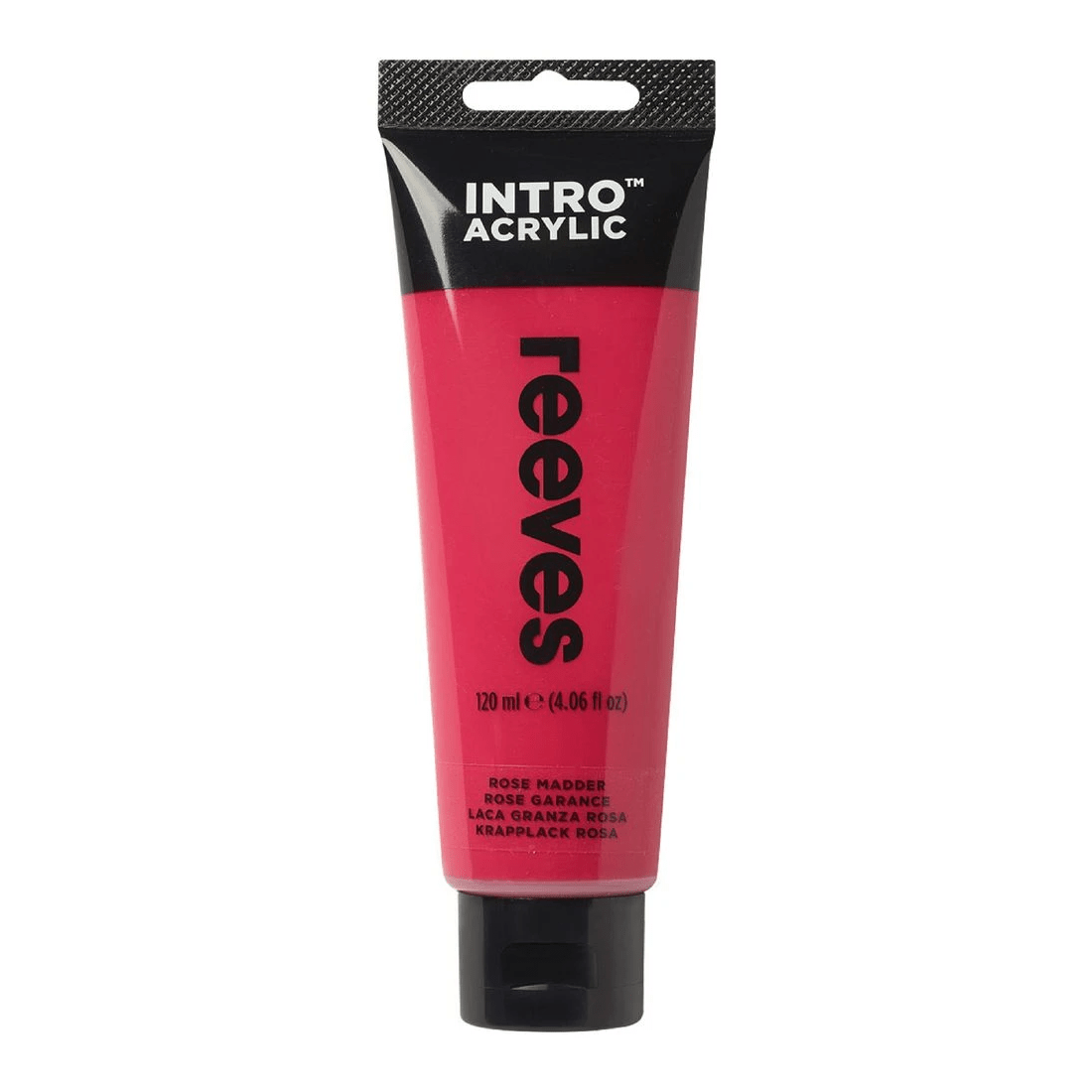 1 Reeves Intro Acrylic Paint 100mL Rose Madder, 1 of 2