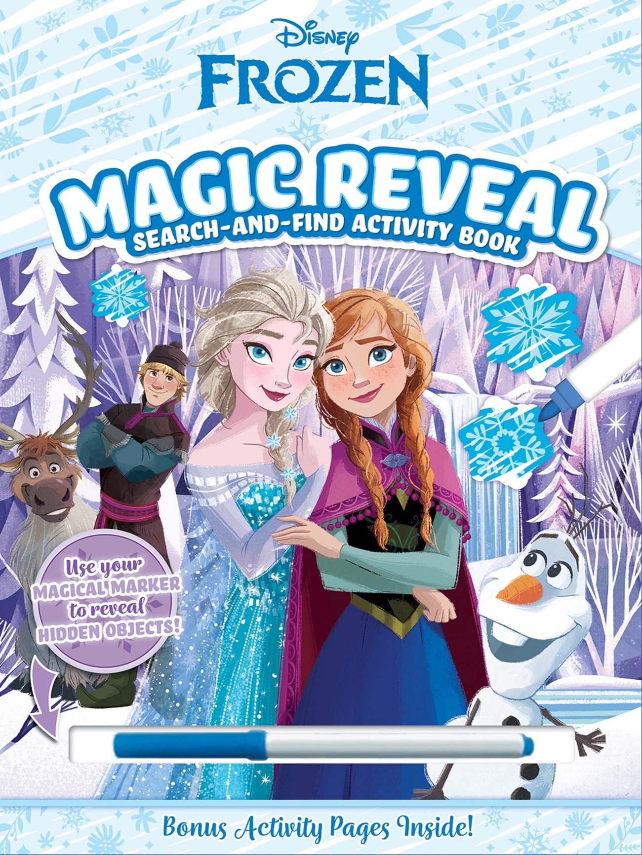 1 Disney Frozen: Magic Reveal Search-and-Find Activity Book, 1 of 3
