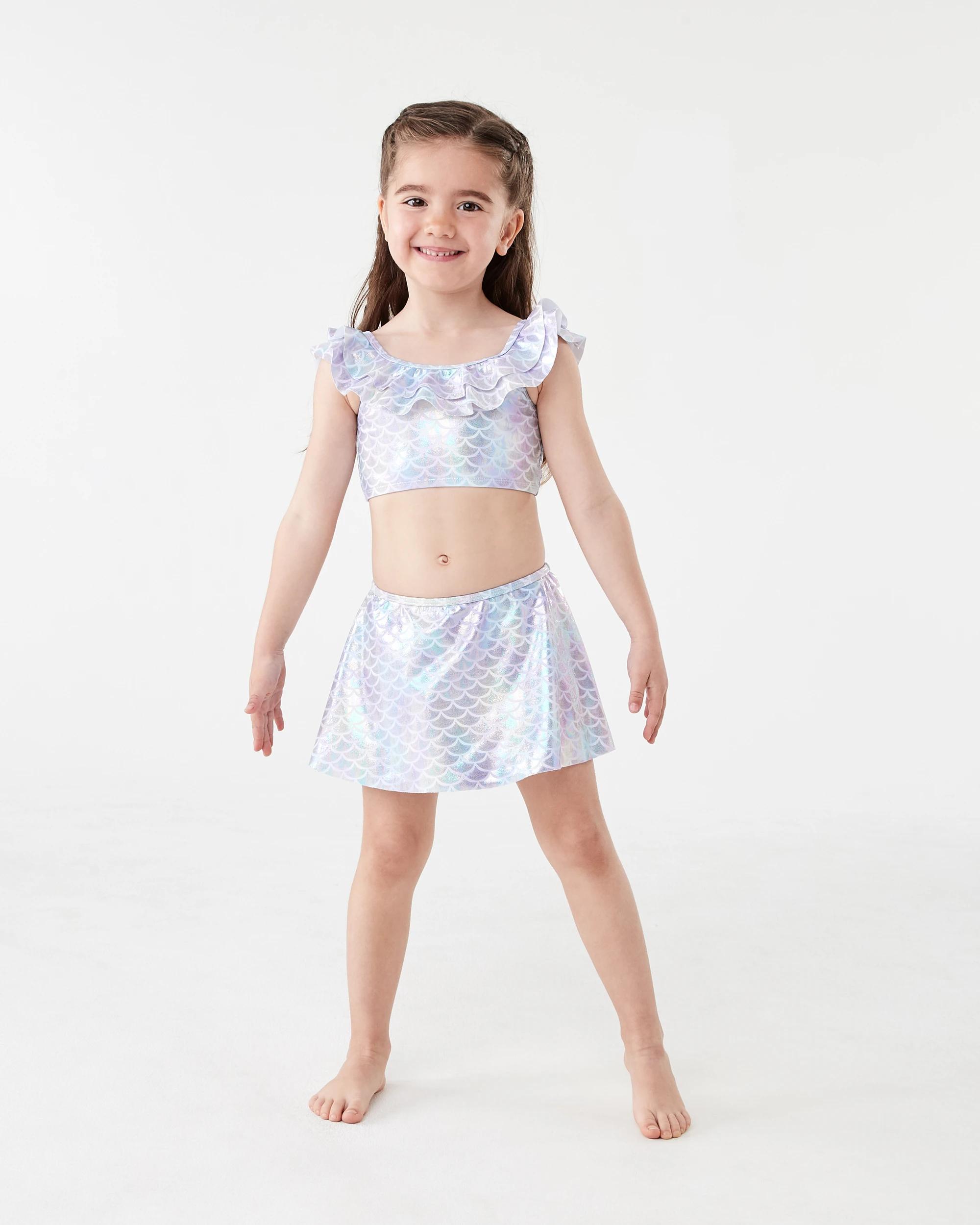 1 Metallic Bikini Skirt Set Pr Mermaid, 1 of 5