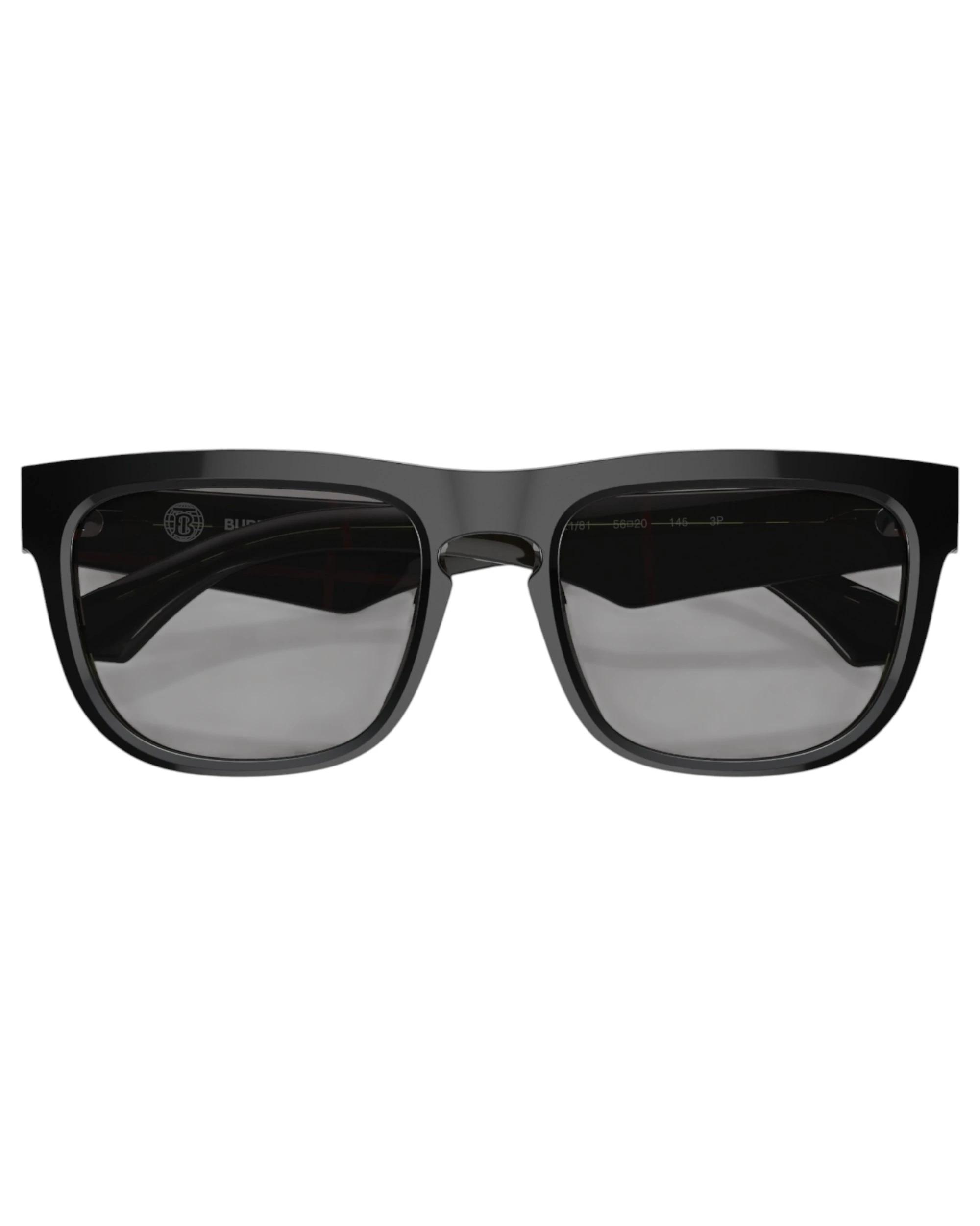 3 Burberry Mens Polarised Sunglasses BE4431U Black/ Grey Sunnies BLACK/GREY, 3 of 5