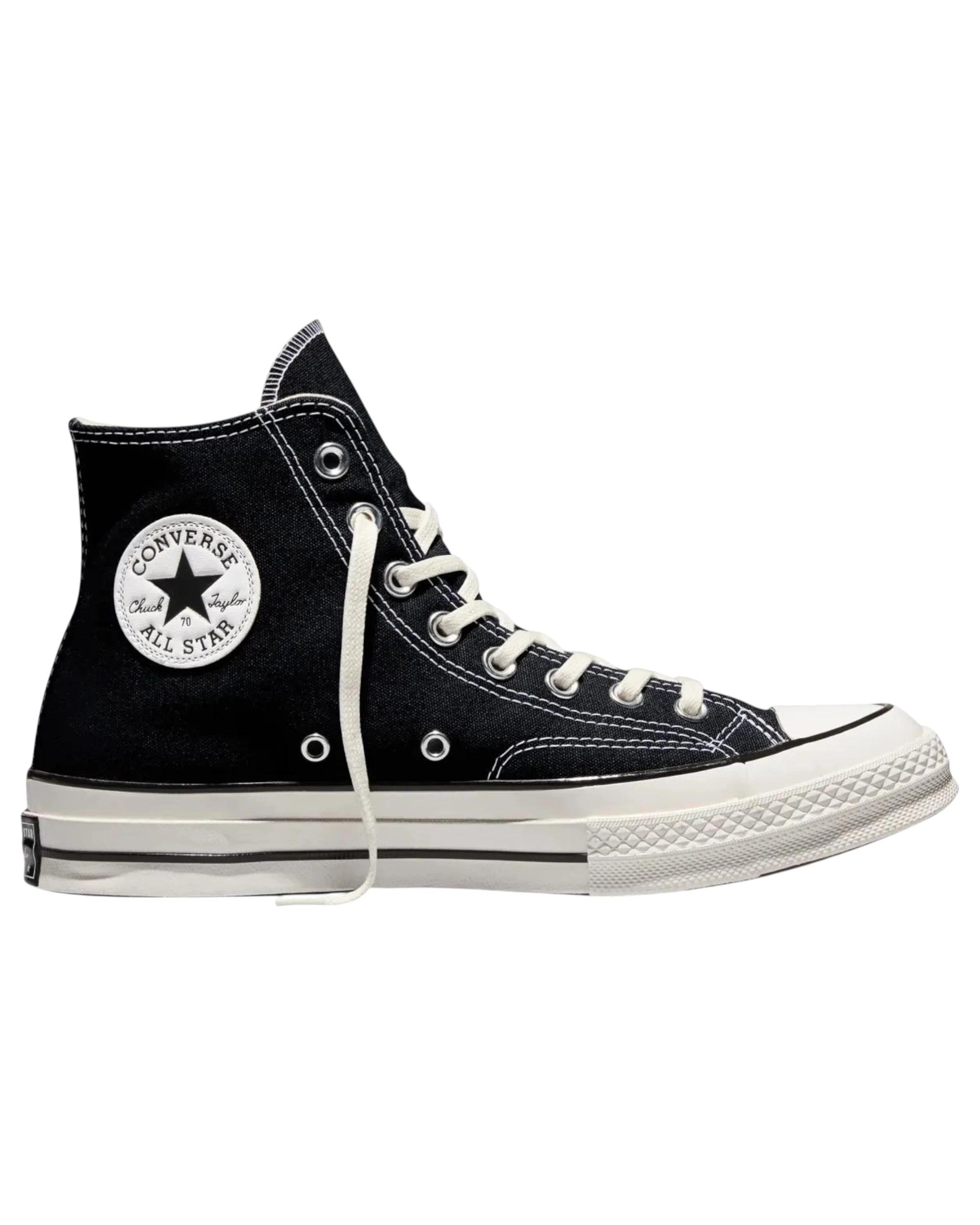 1 Converse Unisex Chuck 70 High Top Sneaker BLACK, 1 of 8