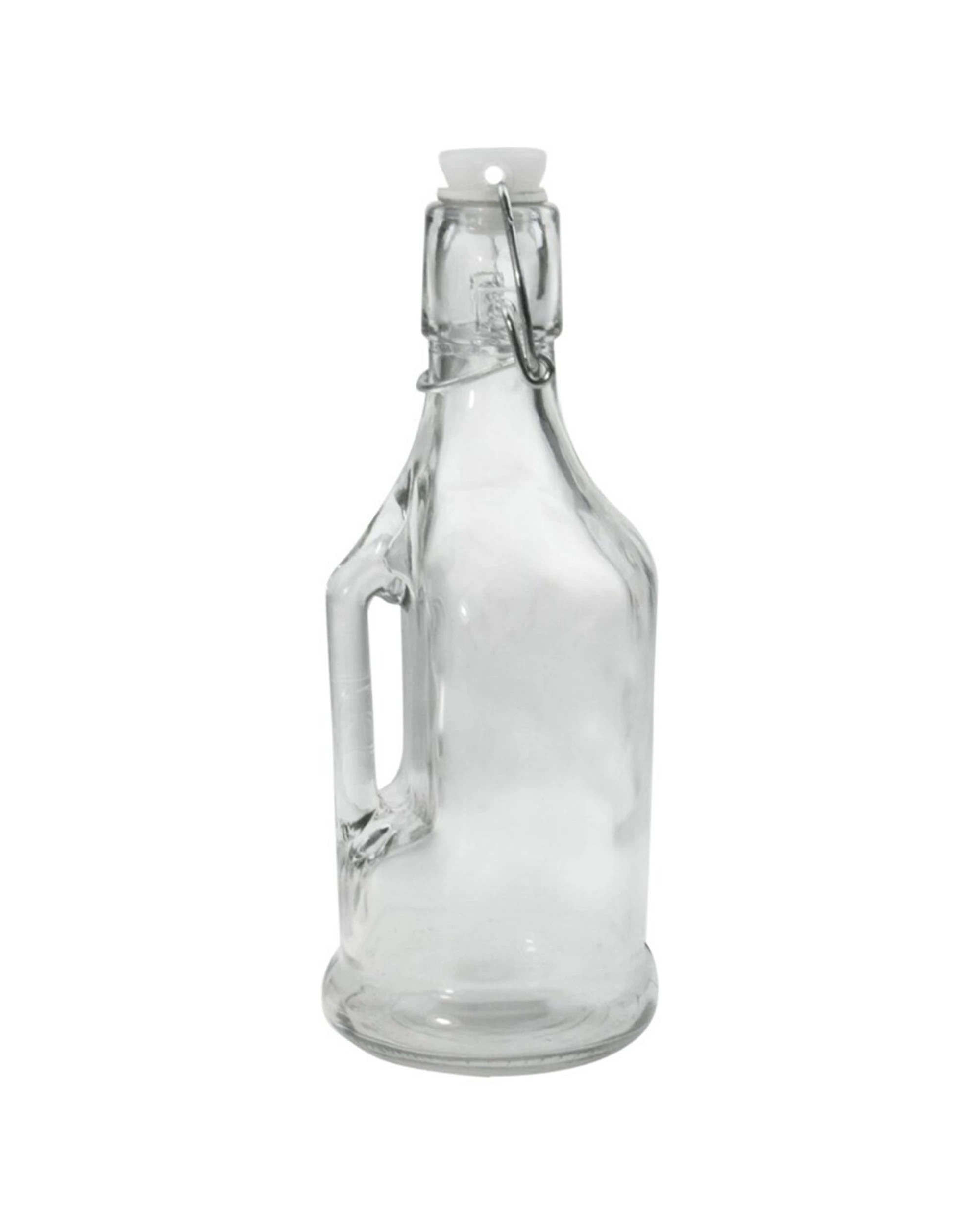 2 Lemon & Lime 350ml Jar/jug Drinking Container W/ Clip Lock Lid Glass Bottle Clr
 - Clear, 2 of 2