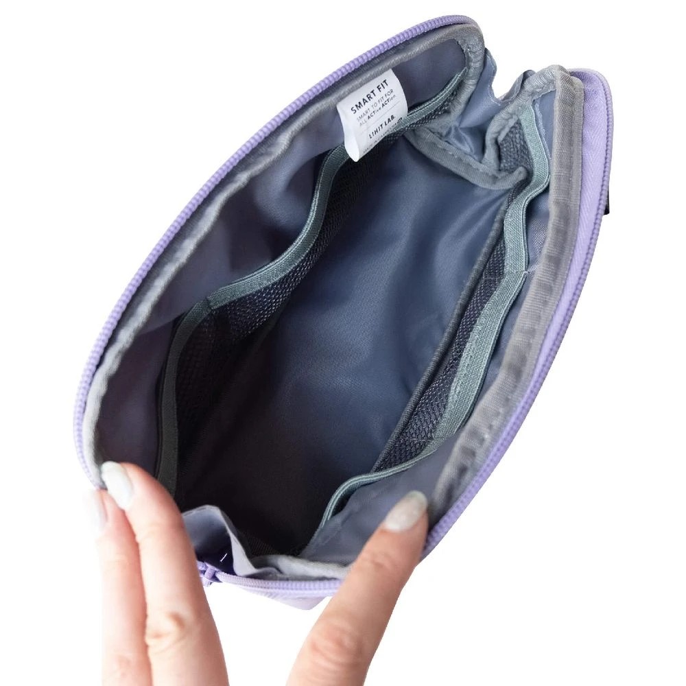 3 Smart Fit 1-Zip Wide Open Pencil Case Purple, 3 of 10