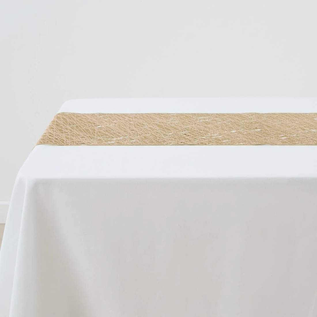 3 Gold Look Scribble Table Runner, 3 of 5