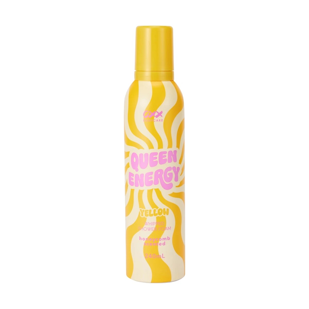 1 OXX Bodycare Queen Energy Yellow Whipped Shower Foam 240ml - Honeycomb Scented, 1 of 6