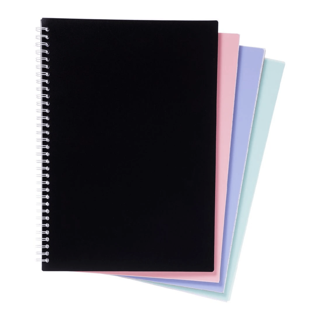 1 J.Burrows A4 PP Notebook 120 Page 4 Pack, 1 of 3