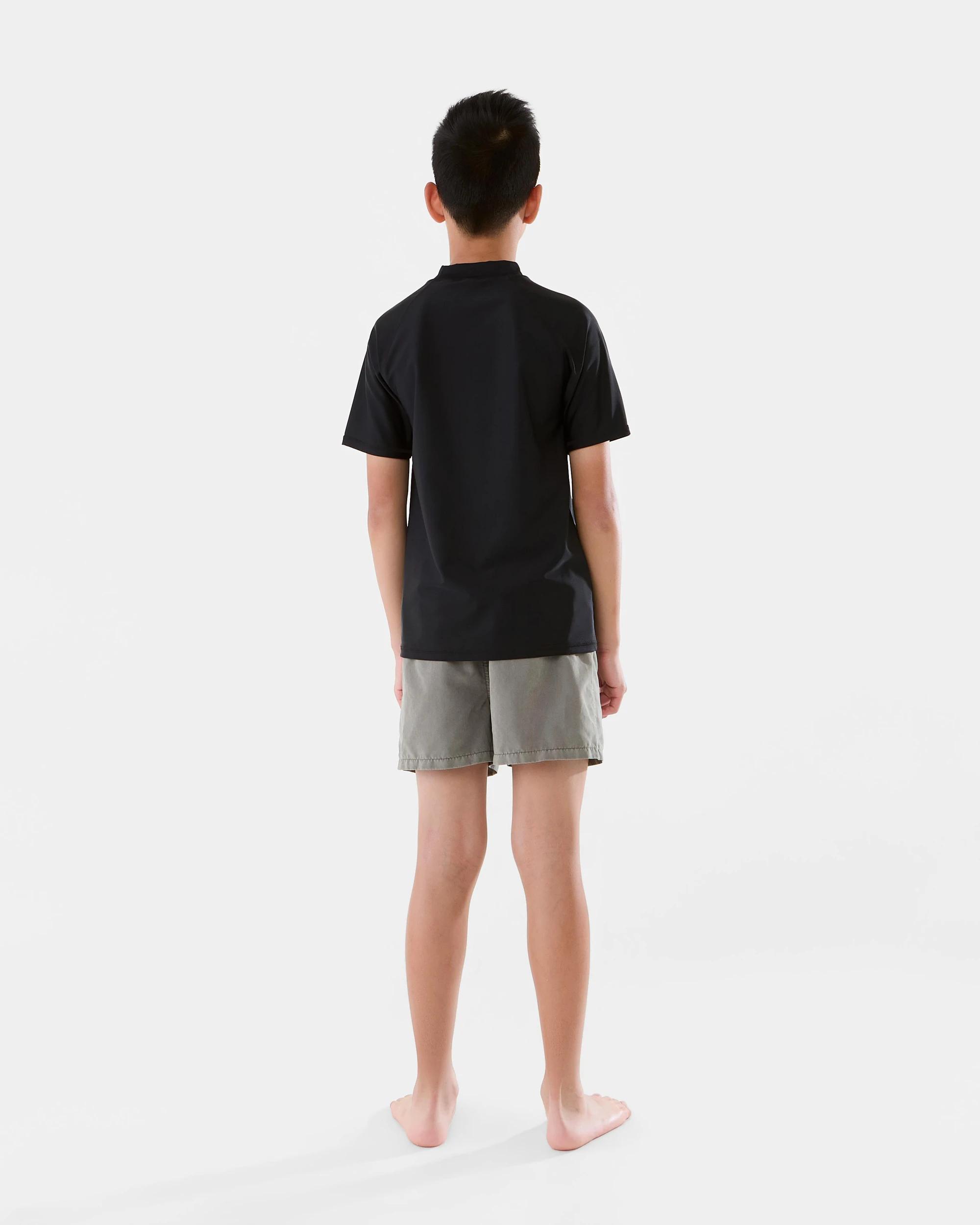 6 Washed Swim Boardshorts Grn Beetle, 6 of 6